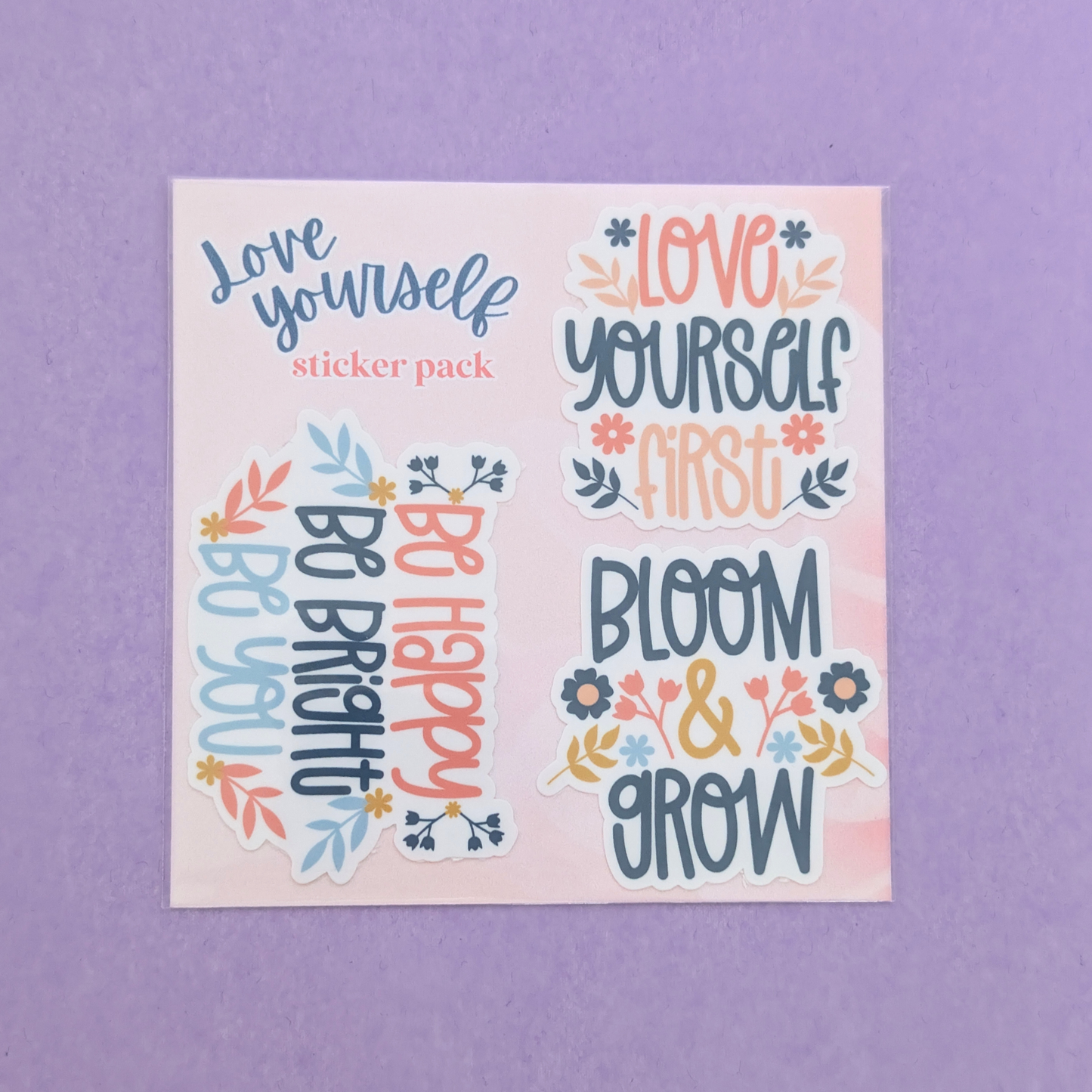 Love Yourself | Waterproof Sticker Pack