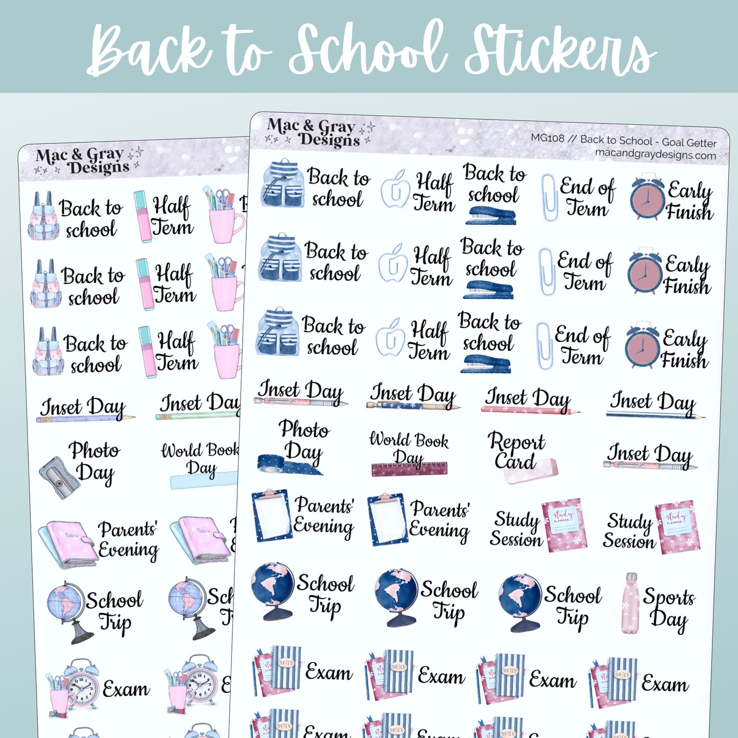Back to School | Functional Stickers