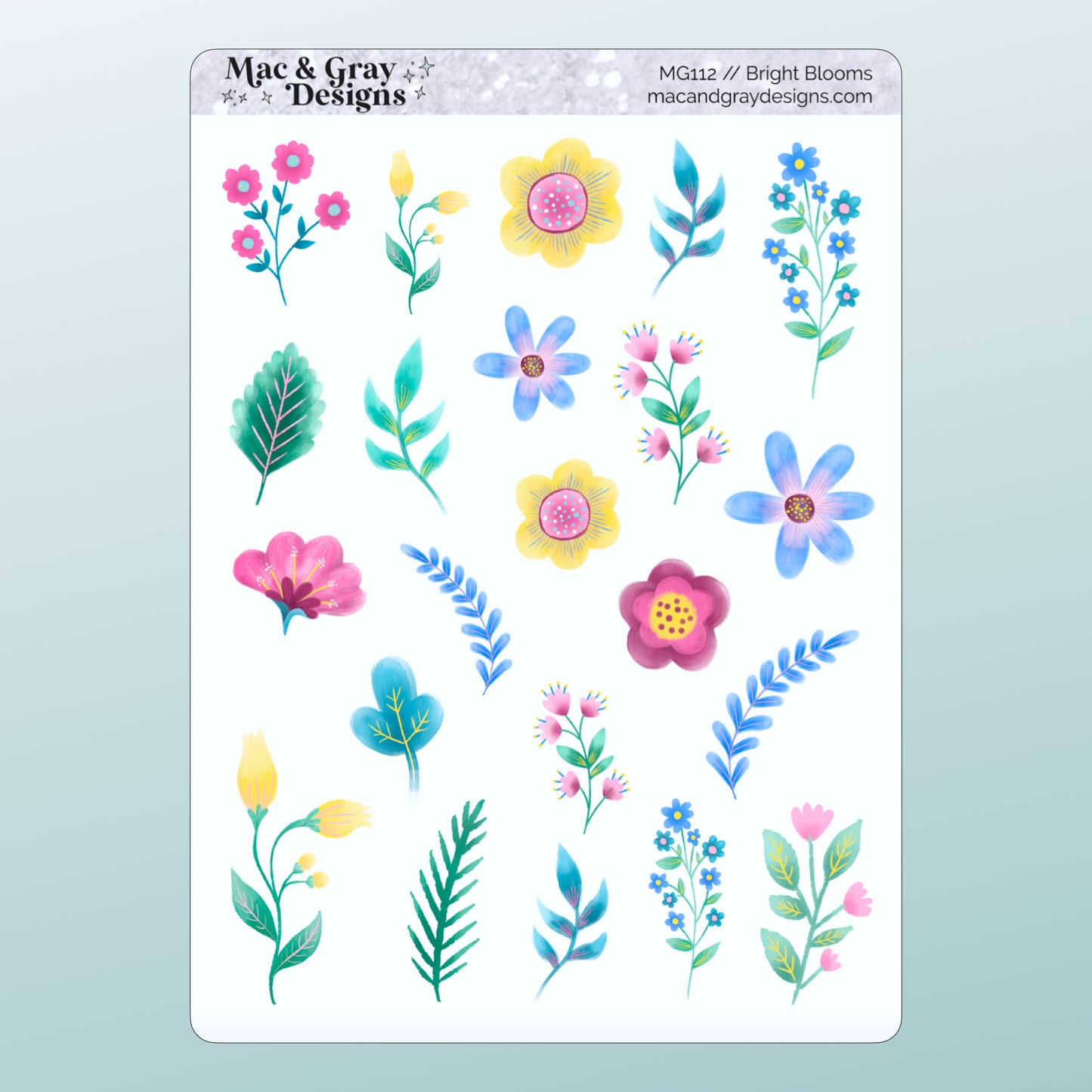 Bright Blooms | Deco Stickers