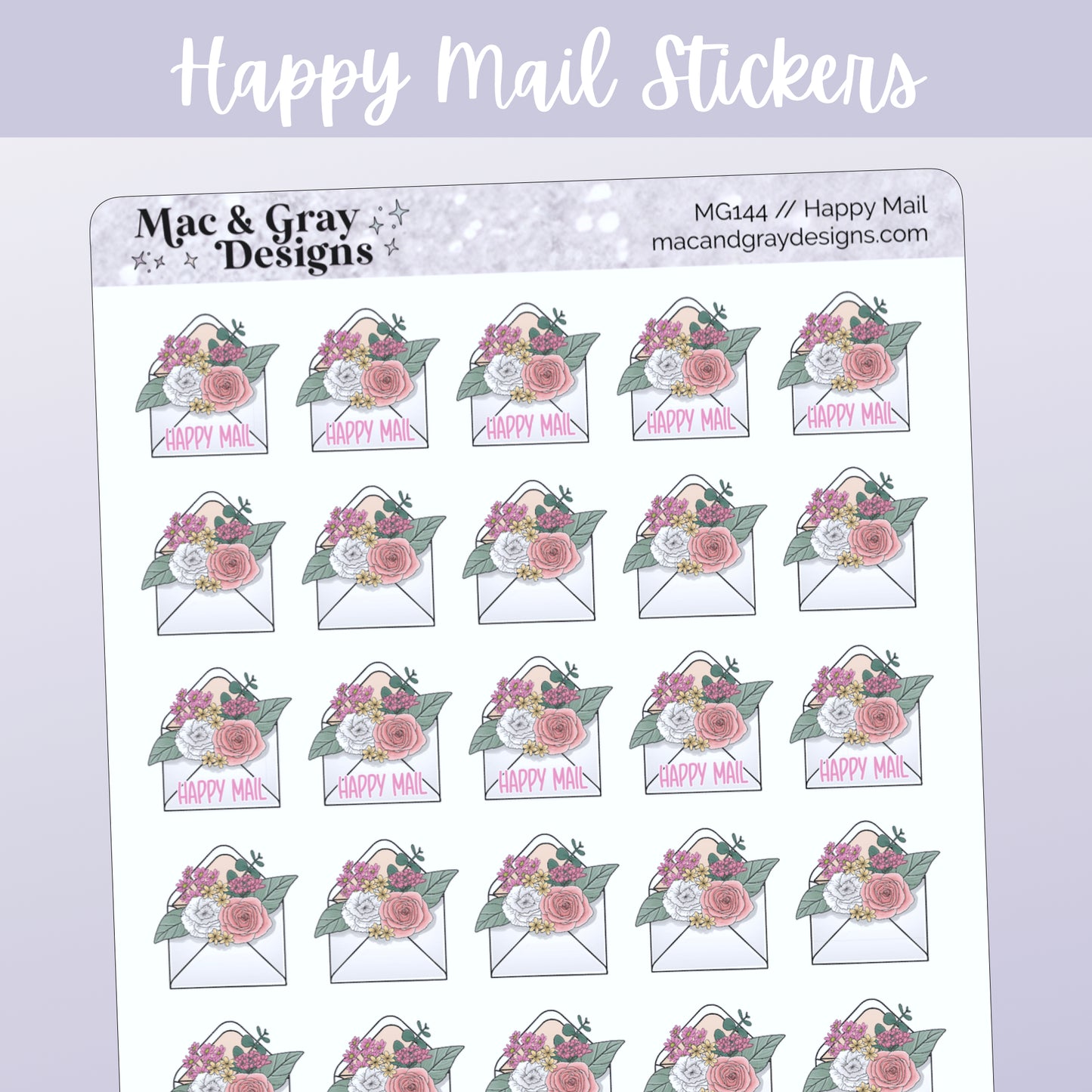 Happy Mail | Functional Stickers