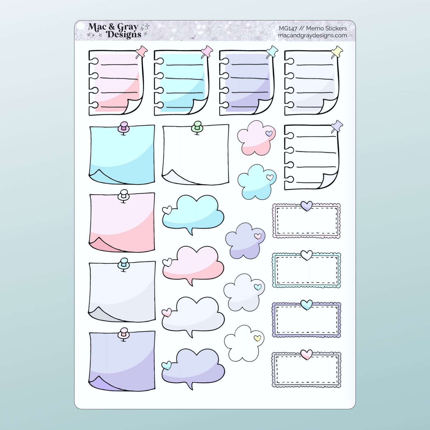 Memo Stickers | Functional Stickers
