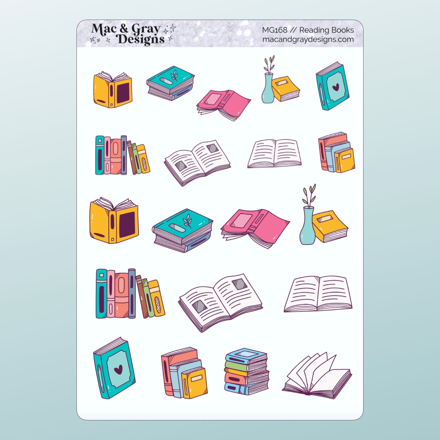 Reading Stickers | Deco Stickers