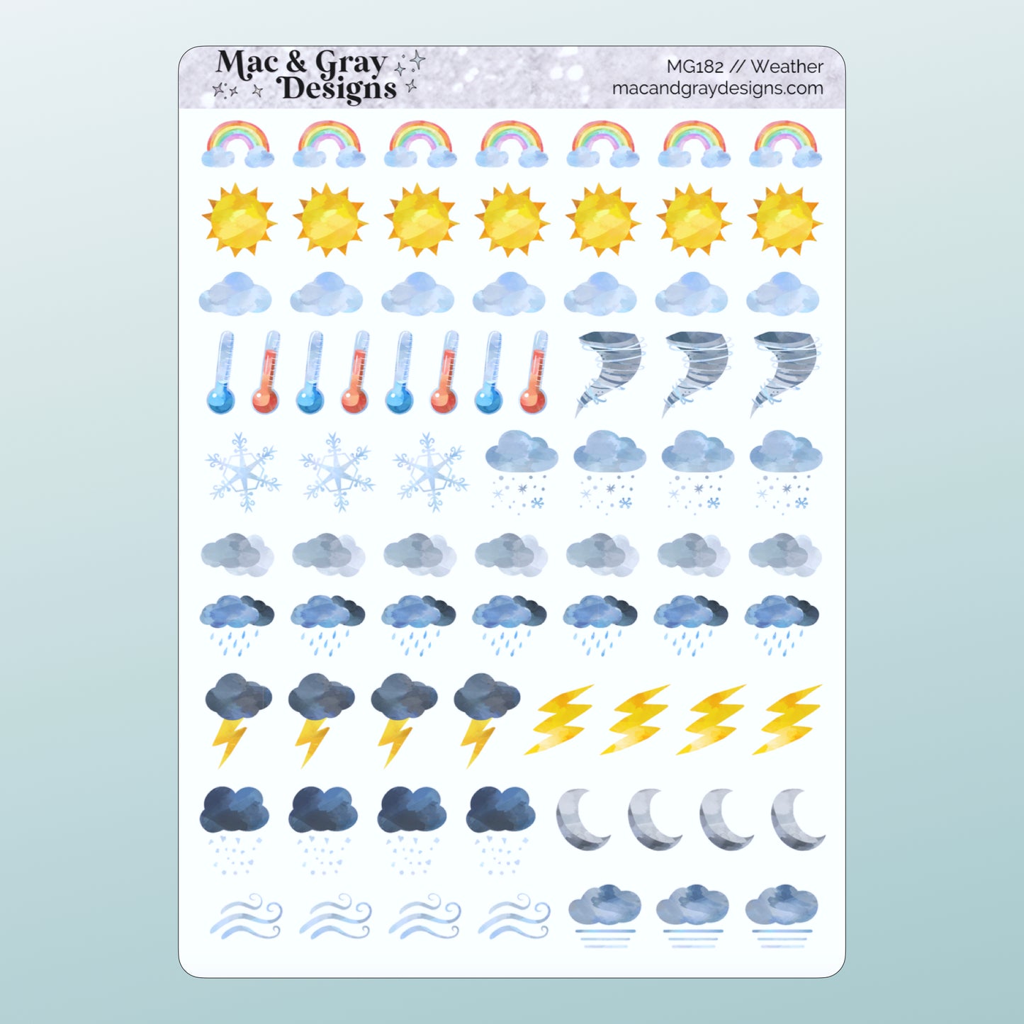 Weather | Functional Stickers