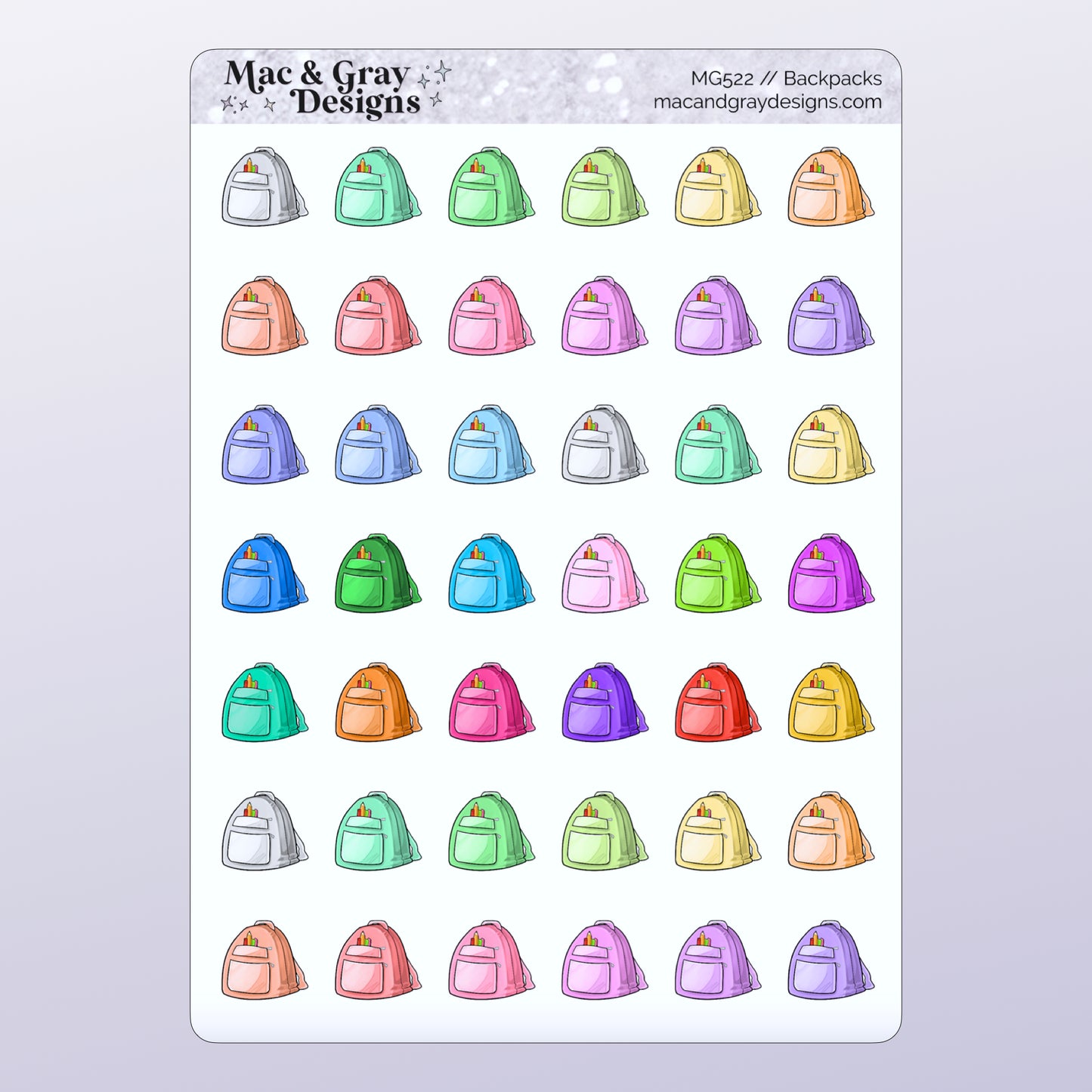 Backpacks | Functional Stickers