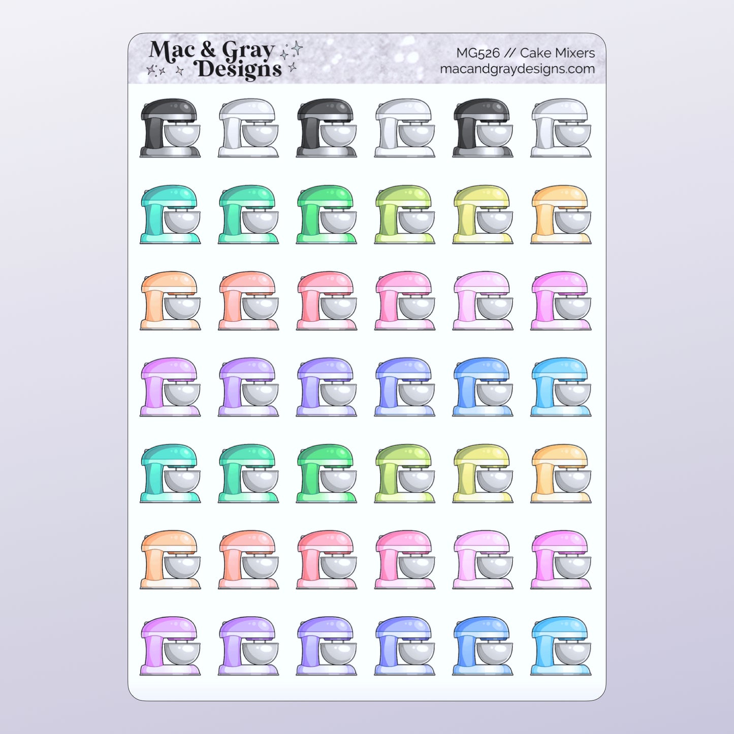 Cake Mixers | Functional Stickers