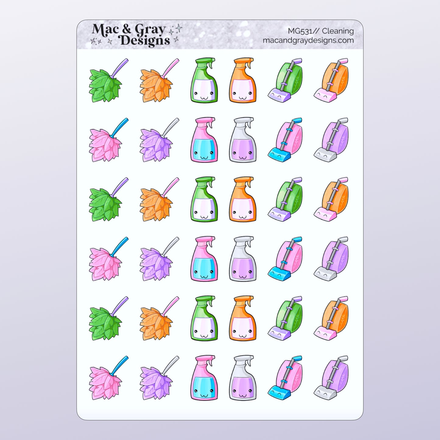 Cleaning | Functional Stickers