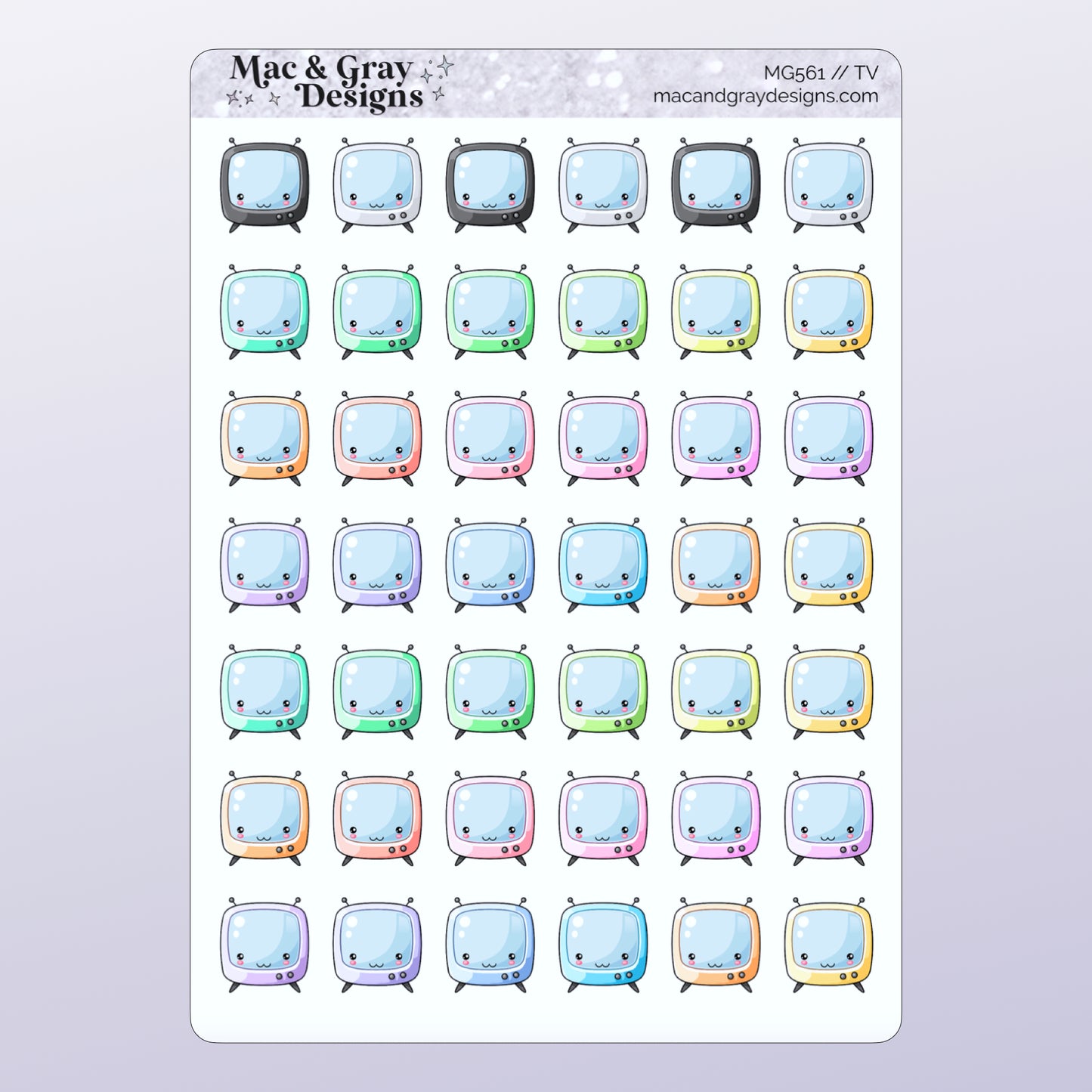 TV | Functional Stickers