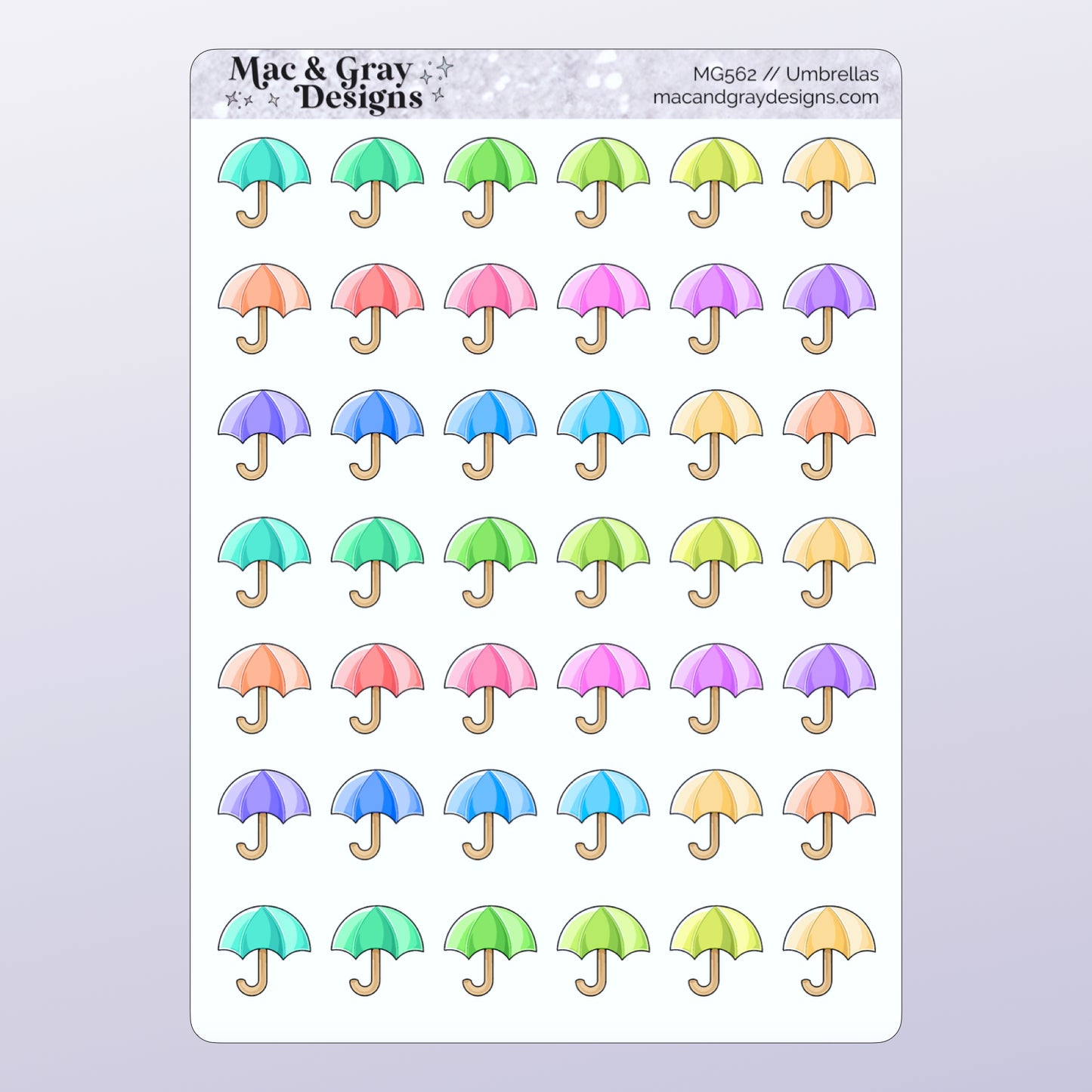 Umbrellas | Functional Stickers