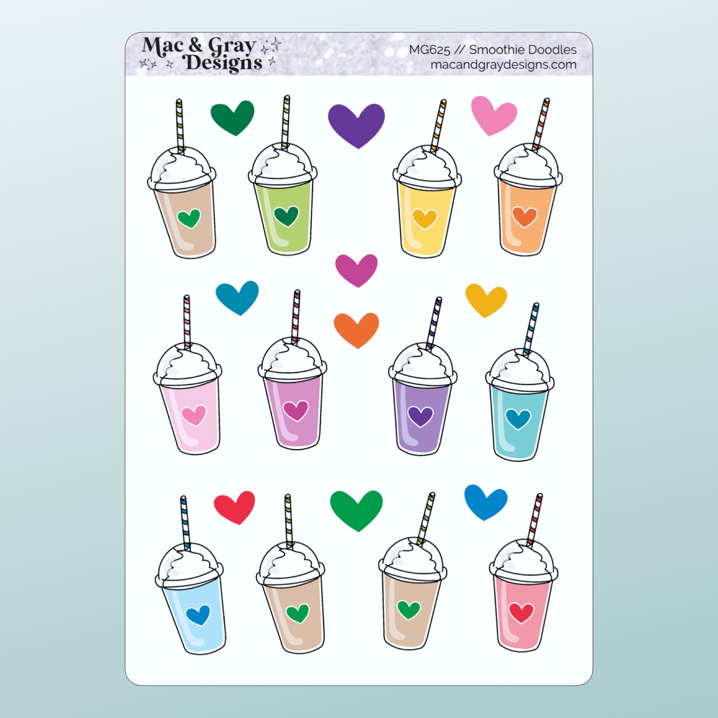 Smoothie Cups | Deco Stickers