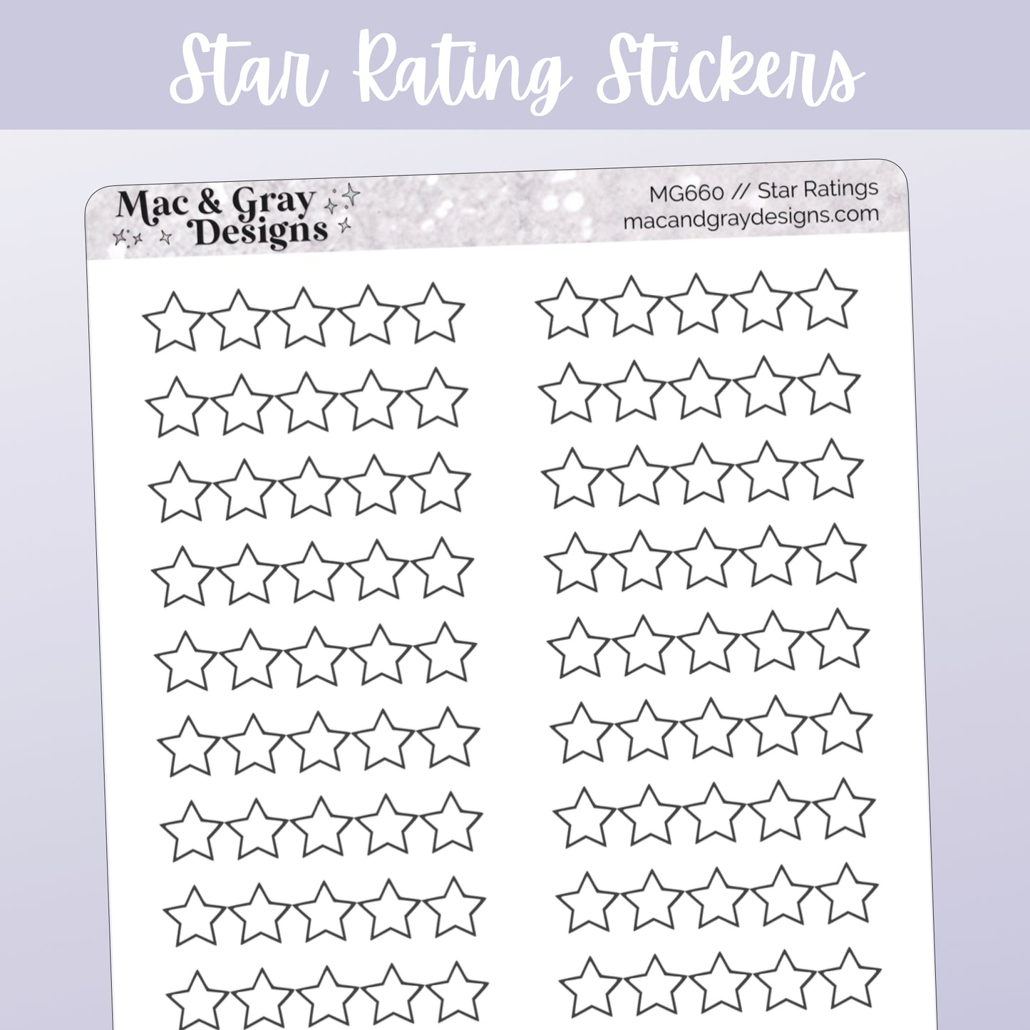 Star Rating Stickers | Functional Stickers
