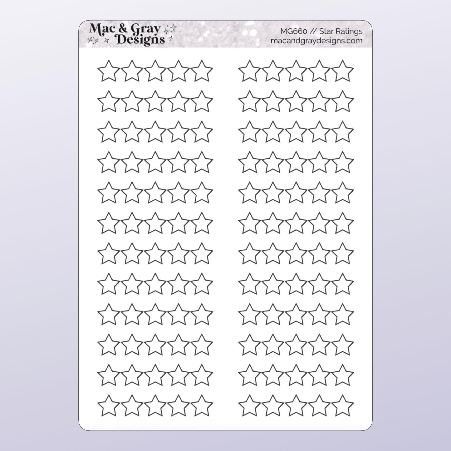Star Rating Stickers | Functional Stickers