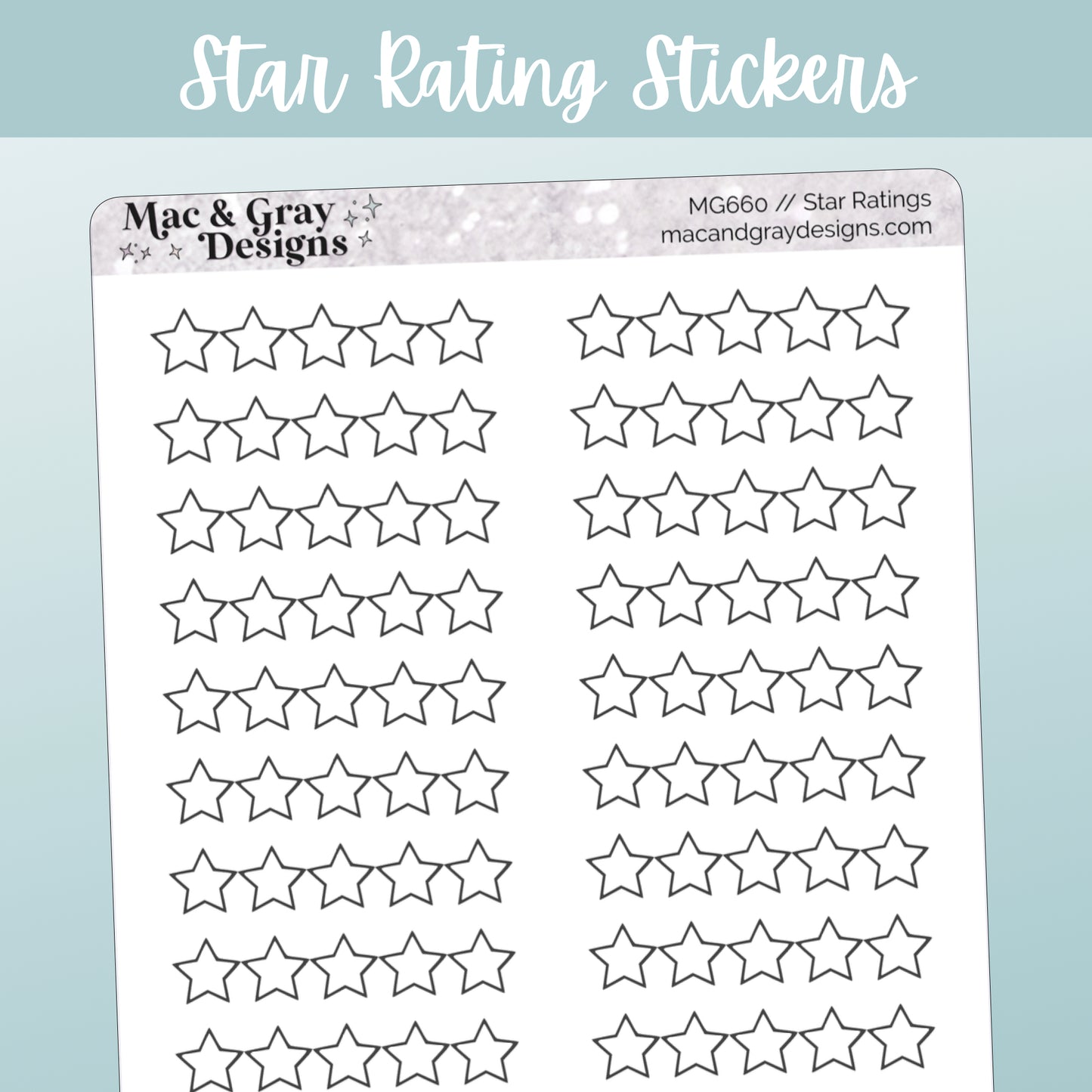 Star Rating Stickers | Functional Stickers