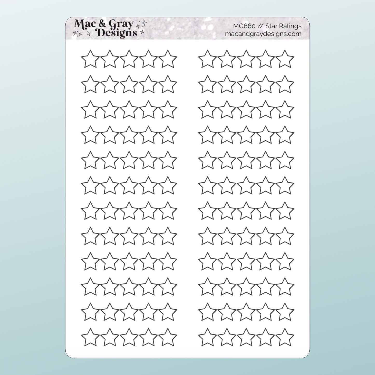 Star Rating Stickers | Functional Stickers