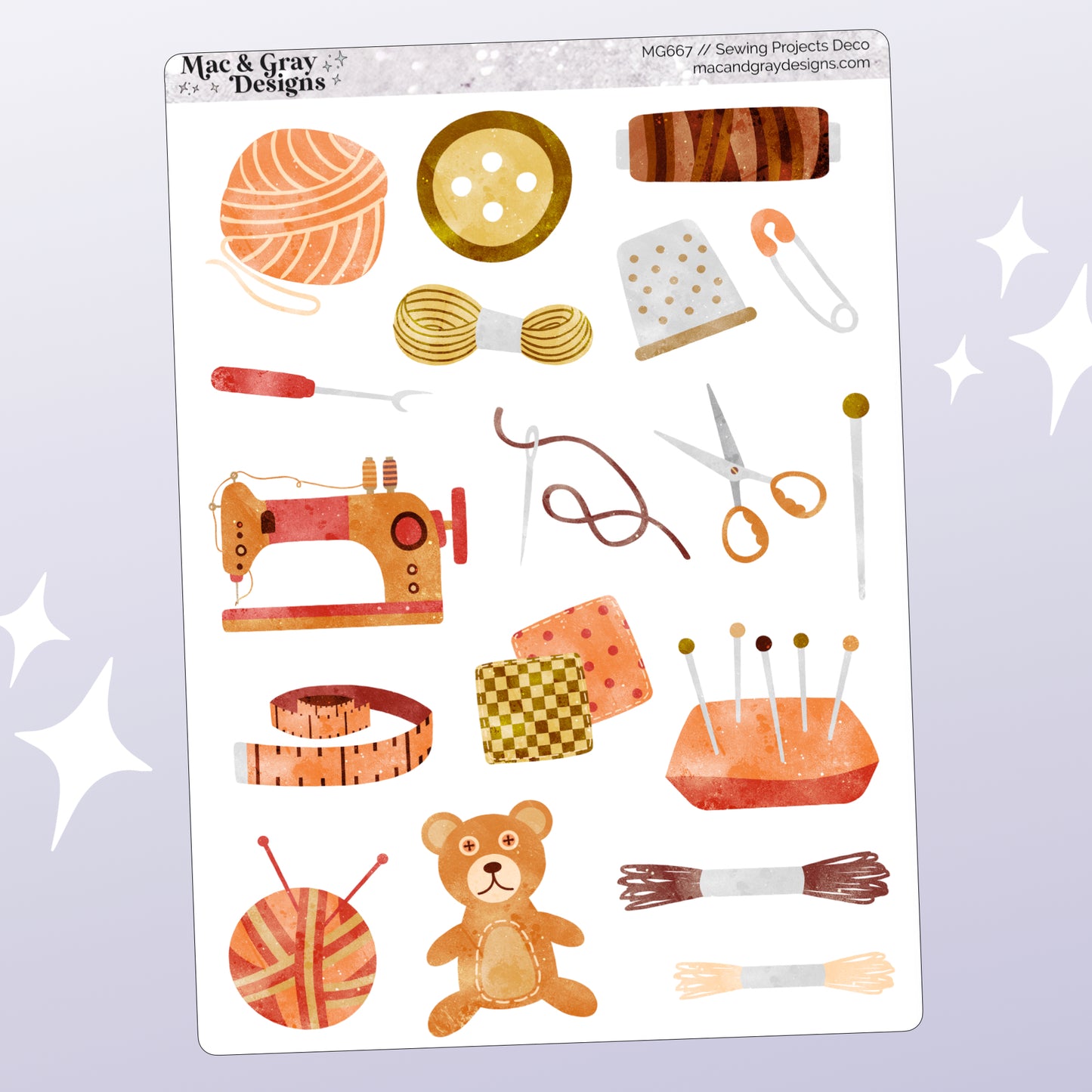 Sewing Projects Deco | Deco Stickers
