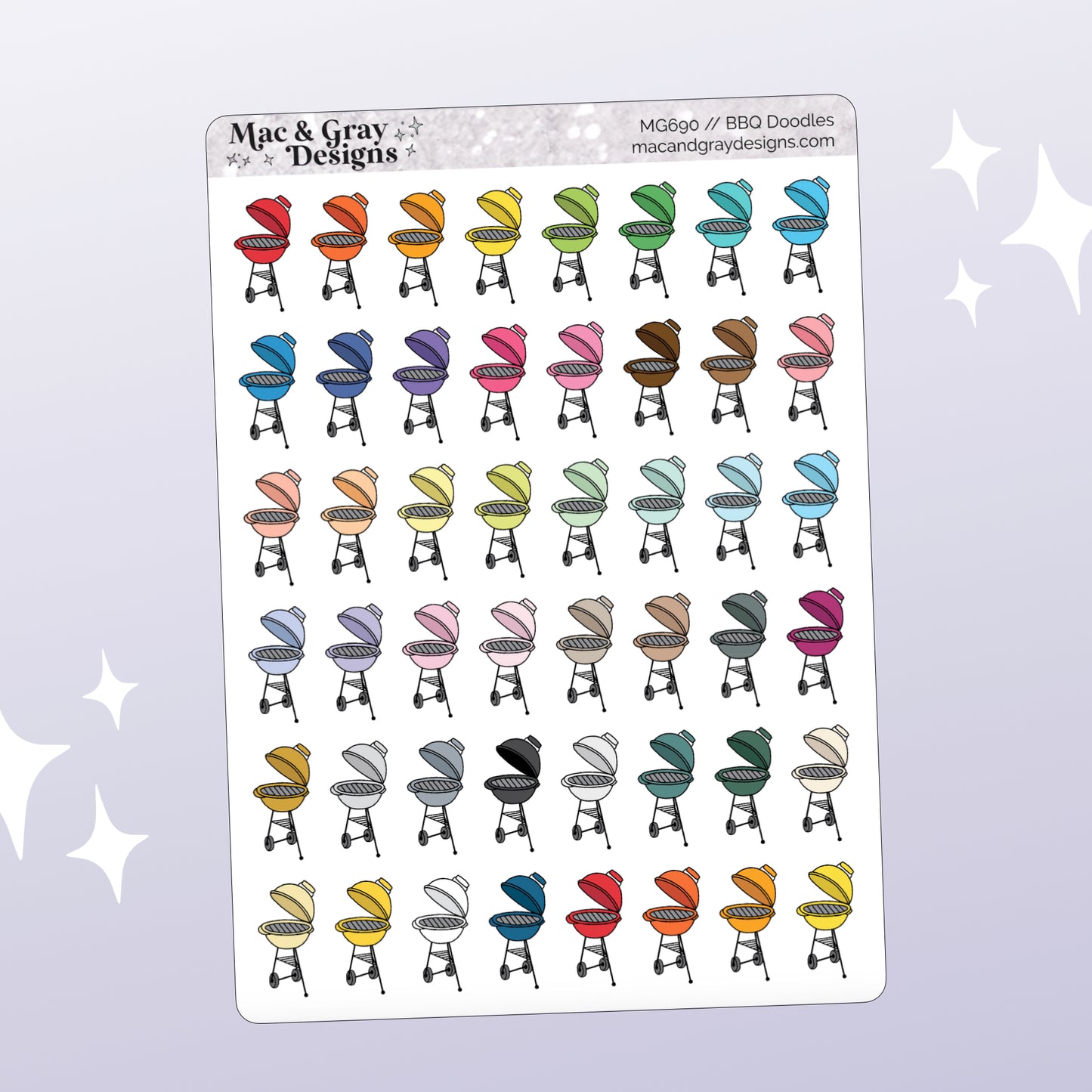 BBQ | Functional Stickers