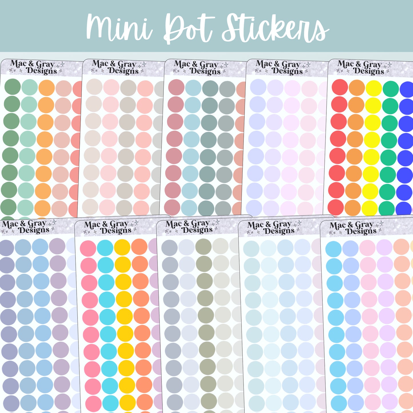 Mini Dots | Planner Sticker Essentials