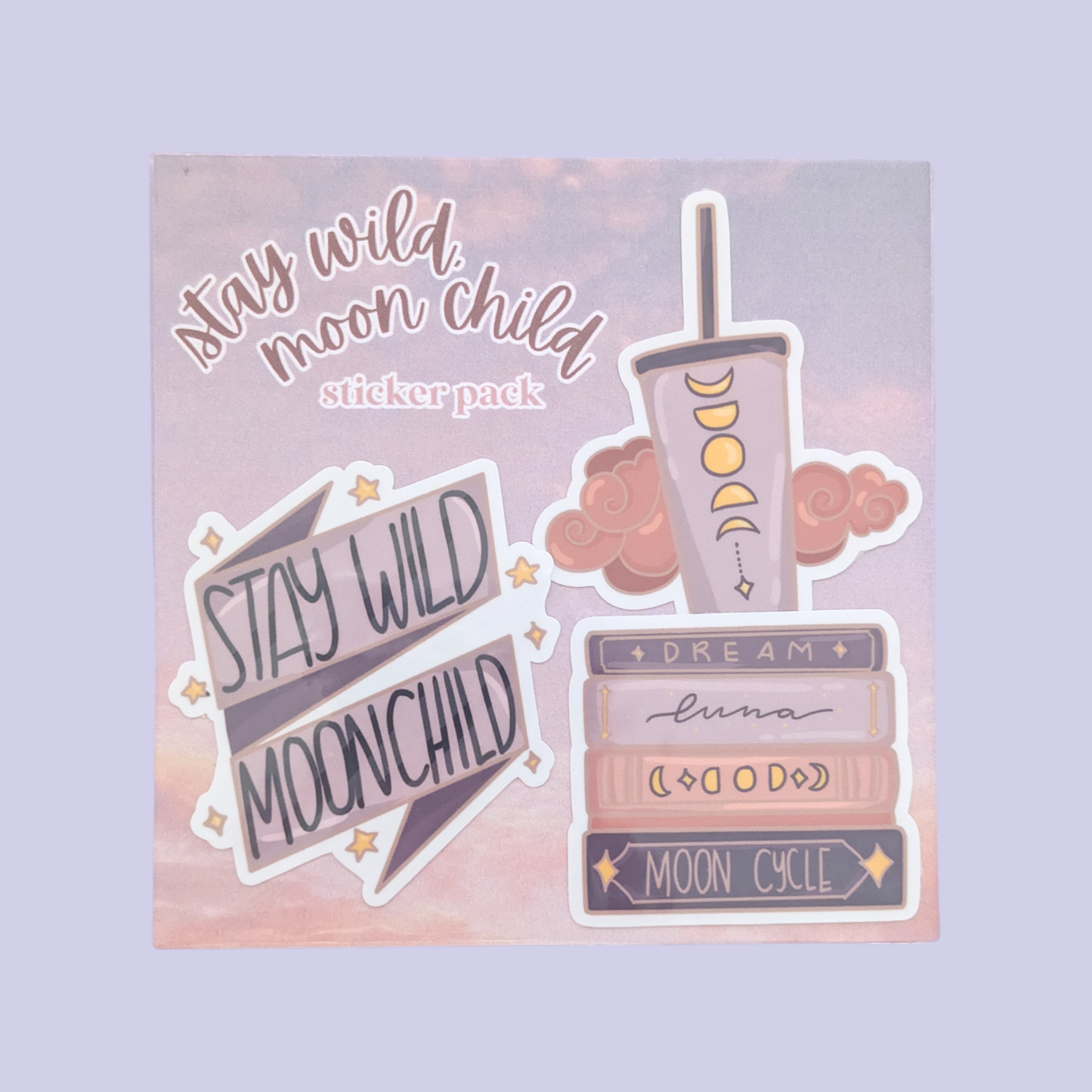 Stay Wild, Moonchild | Waterproof Sticker Pack