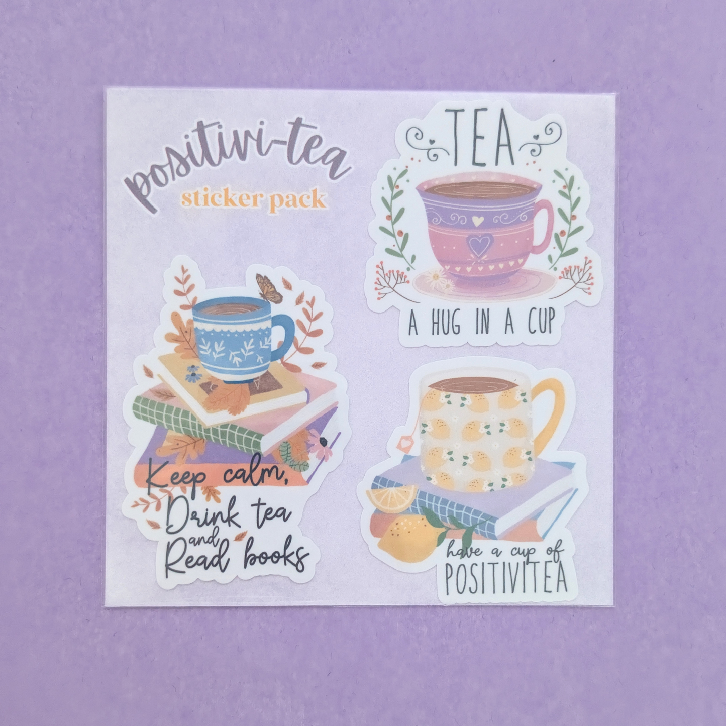 Positivi-tea | Waterproof Sticker Pack