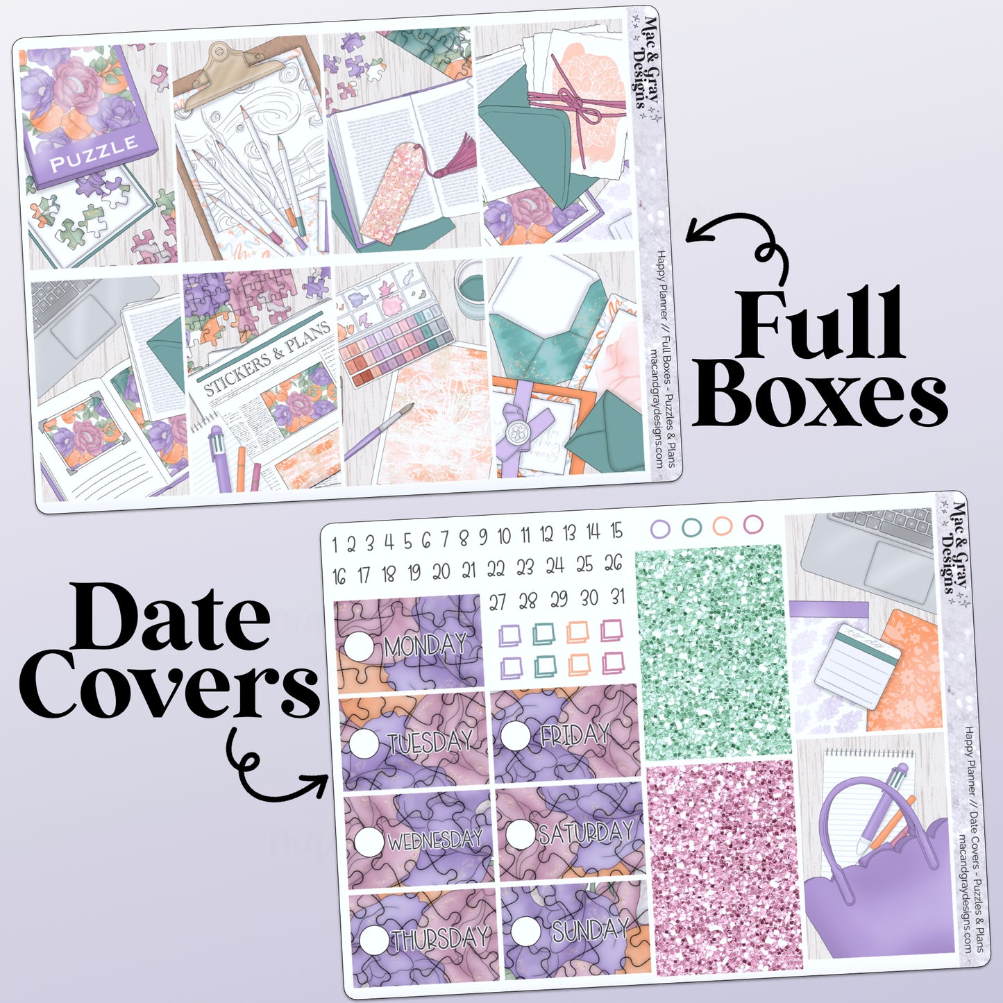 Puzzles & Plans | Weekly Kit
