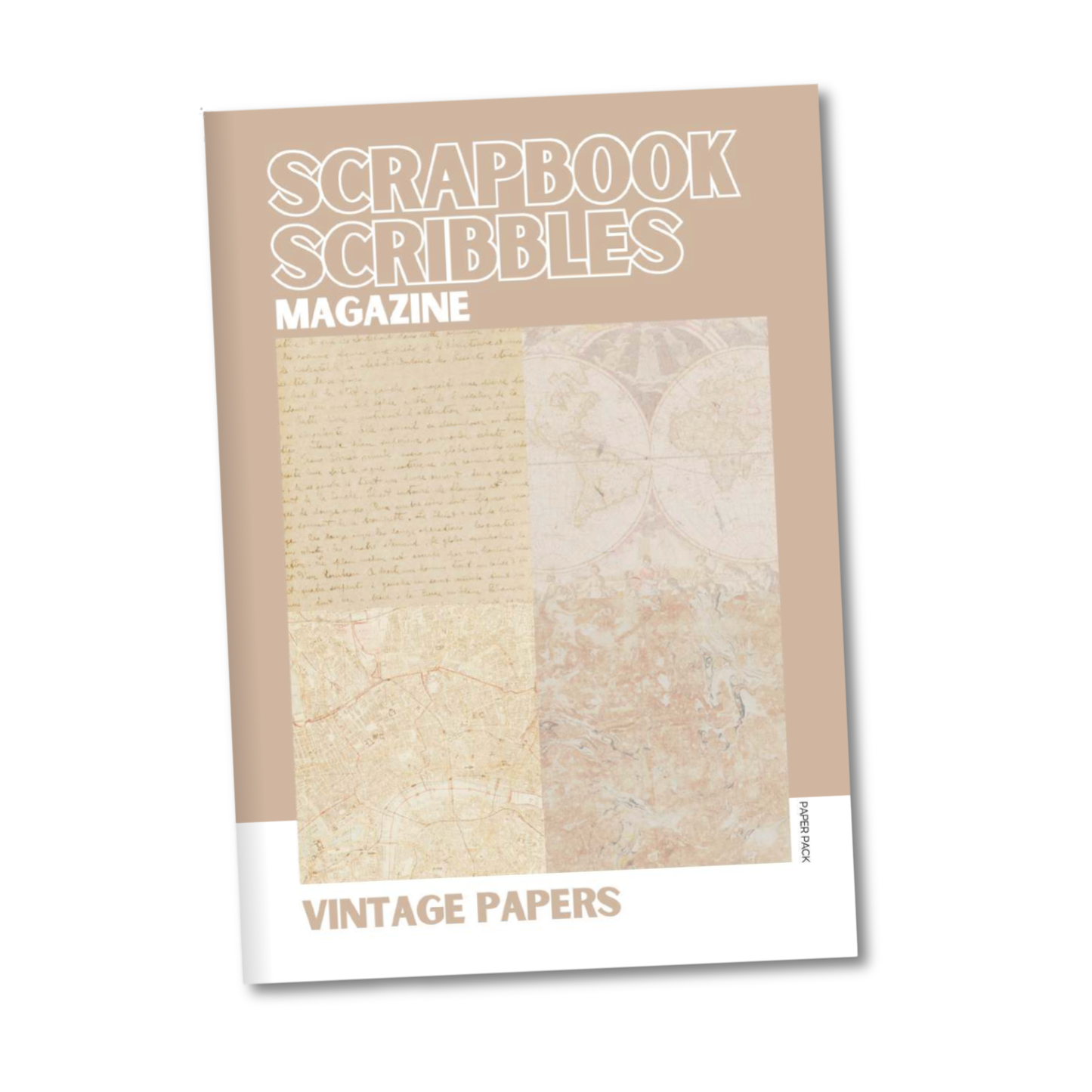 SCRAPBOOK SCRIBBLES MAGAZINE: Vintage Papers Paper Pack