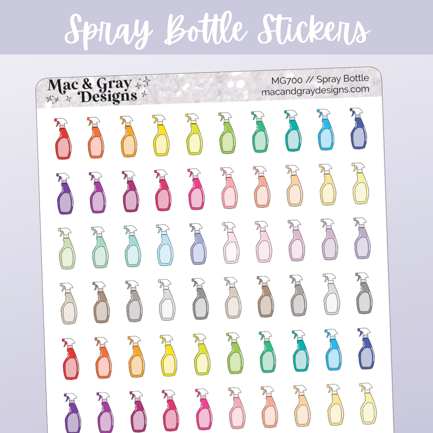 Spray Bottle | Functional Stickers
