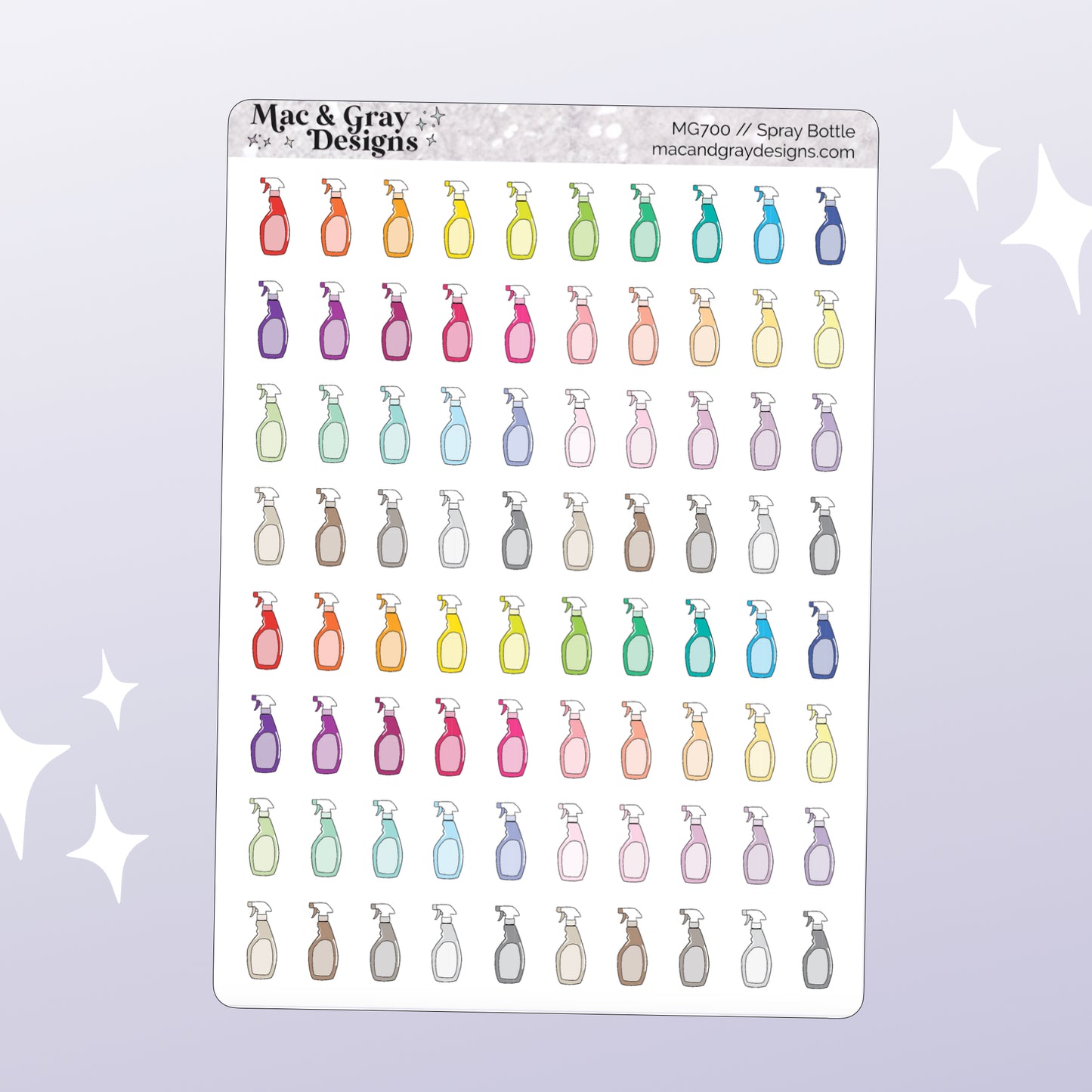 Spray Bottle | Functional Stickers