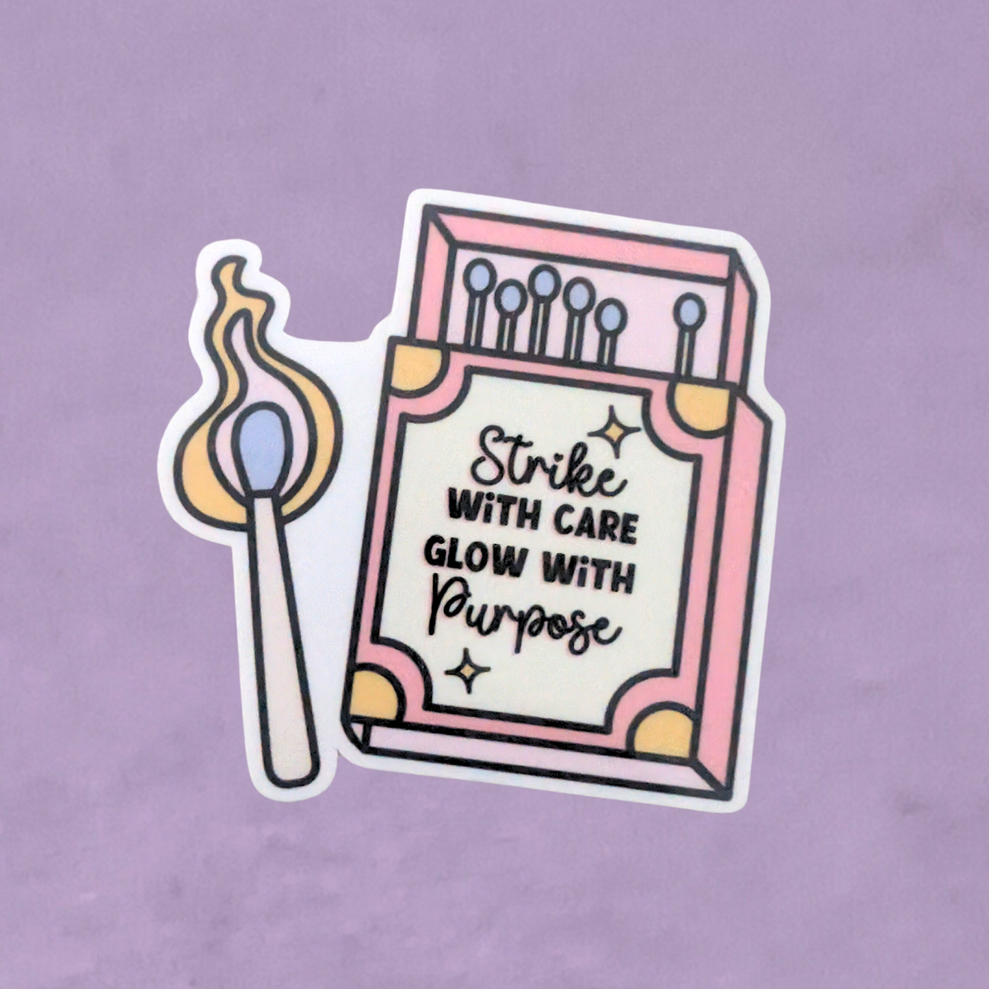 Strike With Care | Waterproof Sticker