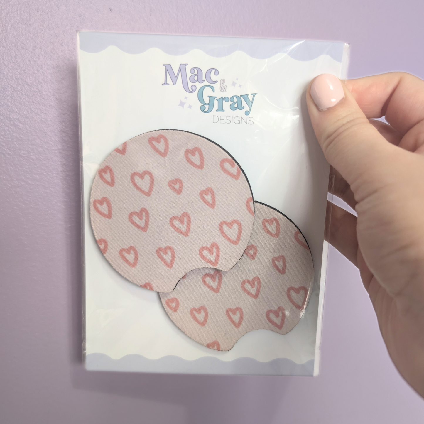 Hearts | Car Coasters