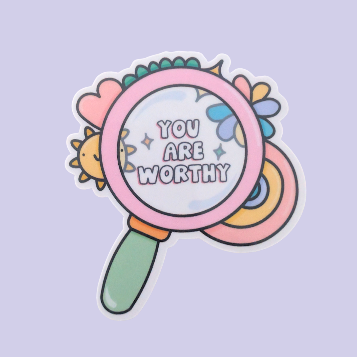 You Are Worthy | Waterproof Sticker