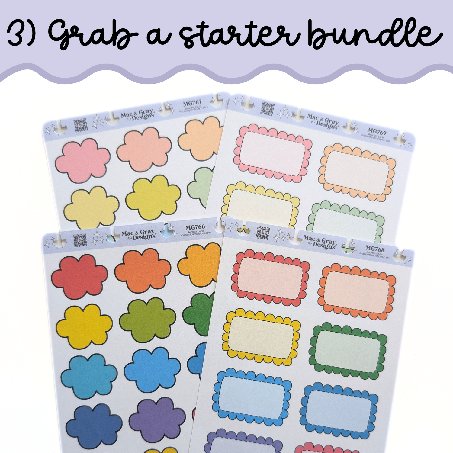 Discbound Sticker Starter Bundle
