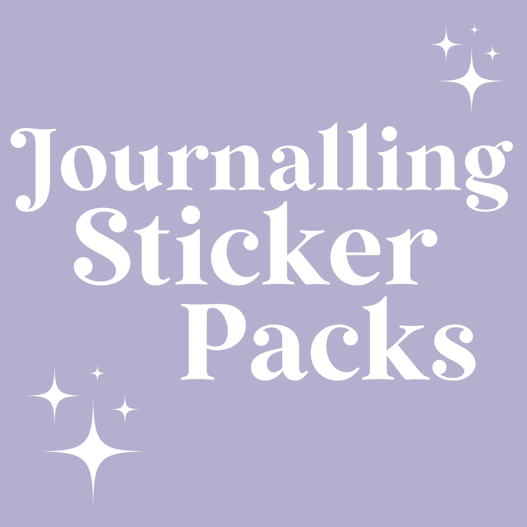 Journalling Sticker Packs – macandgraydesigns