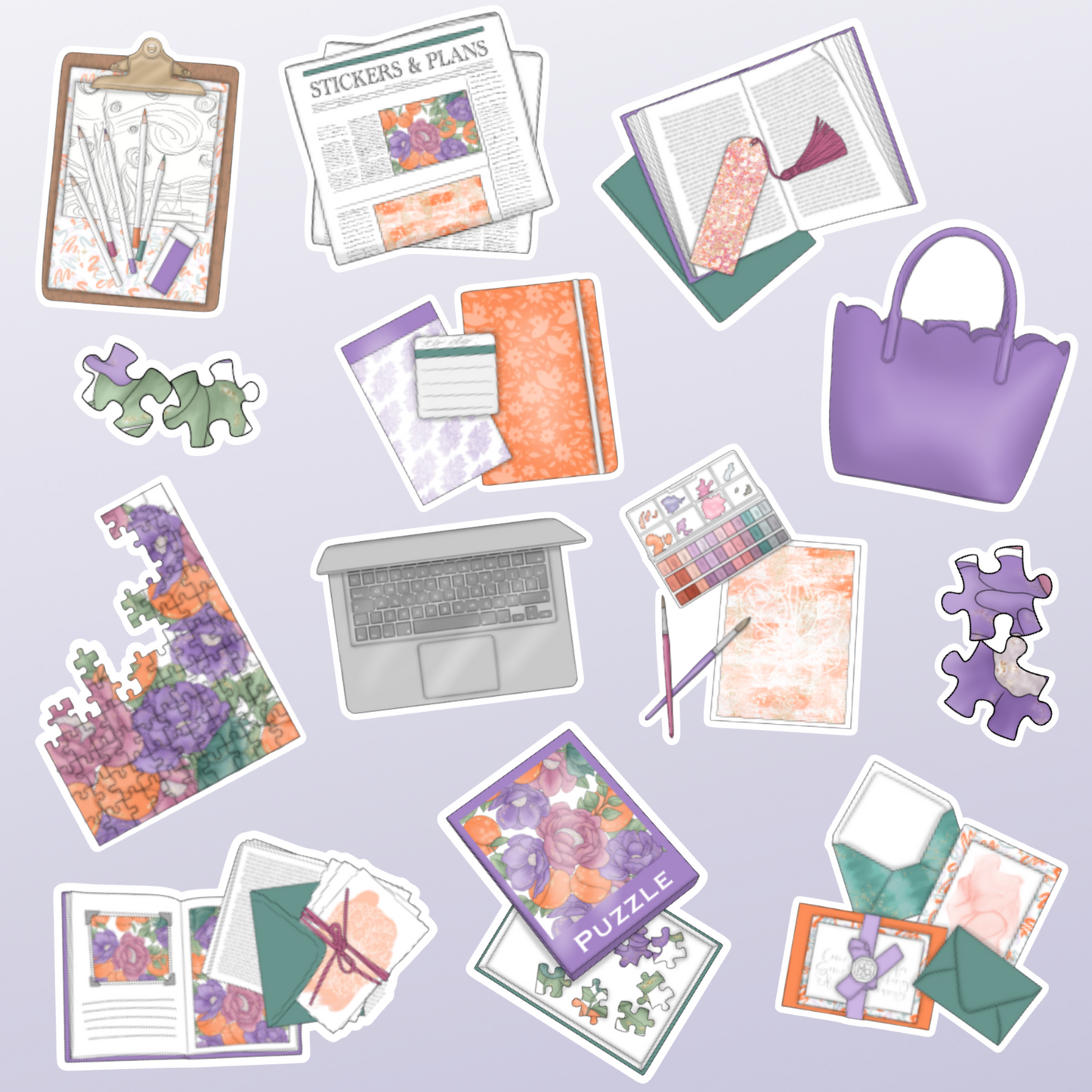 Puzzles & Plans // Journalling Sticker Pack