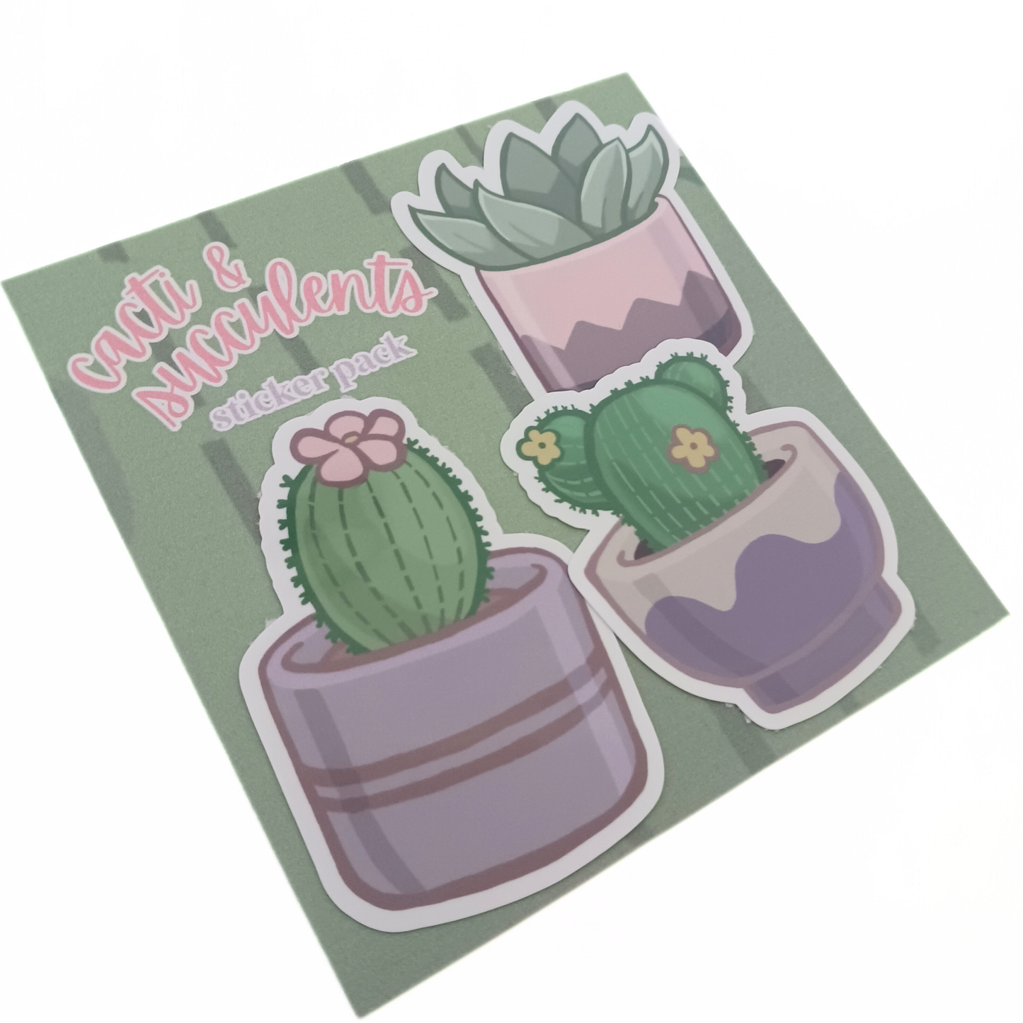 Cacti & Succulents - Waterproof Sticker Pack