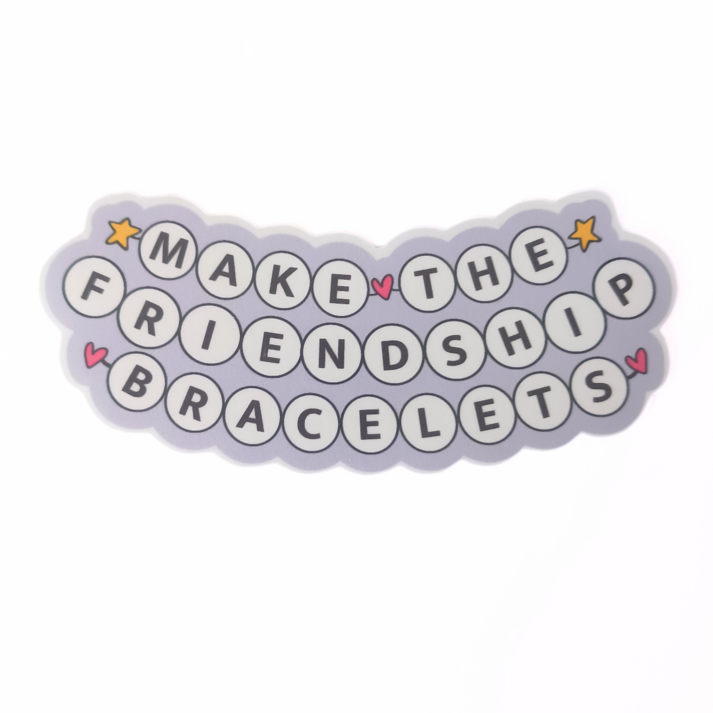 Friendship Bracelet - Waterproof Sticker