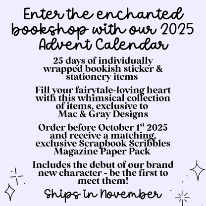 25 Day Stickers & Stationery Advent Calendar