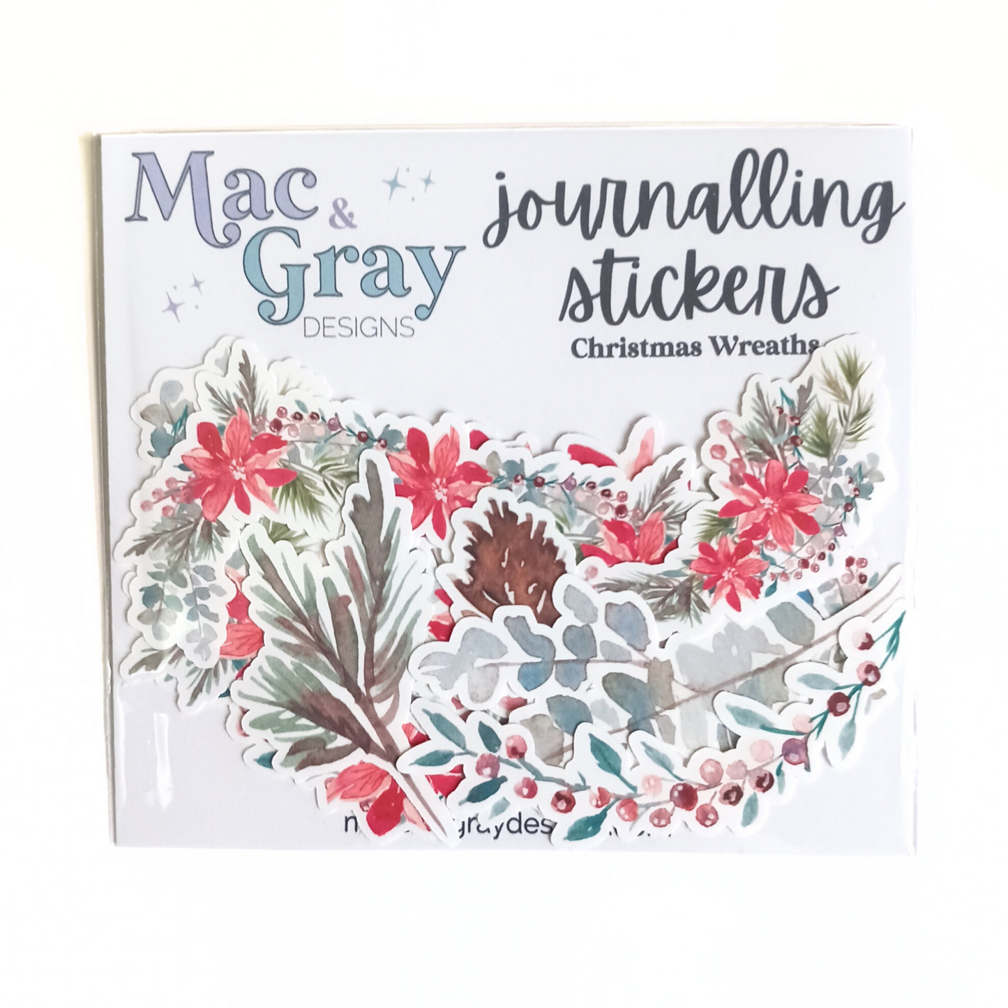 Christmas Wreaths // Journalling Sticker Pack