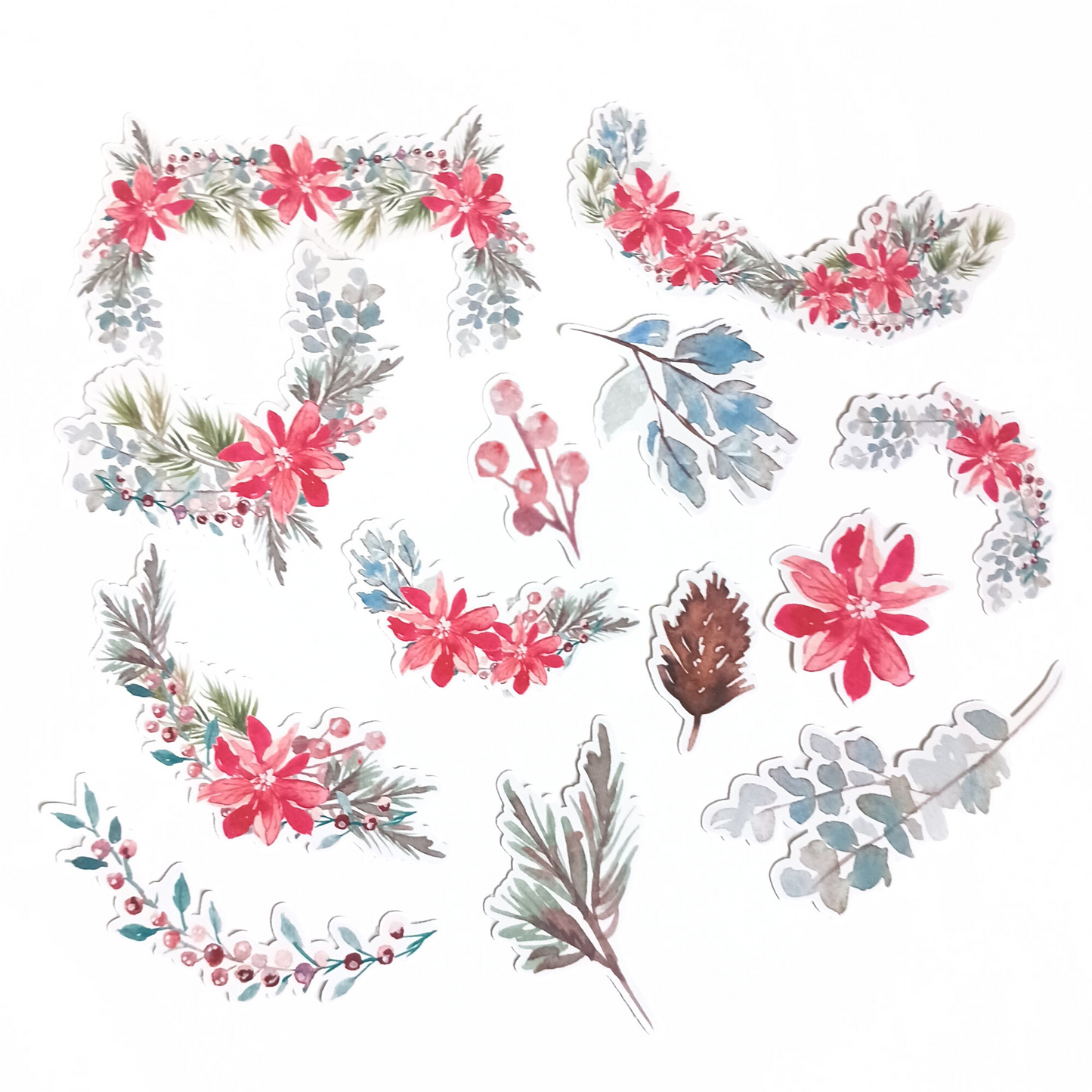 Christmas Wreaths // Journalling Sticker Pack