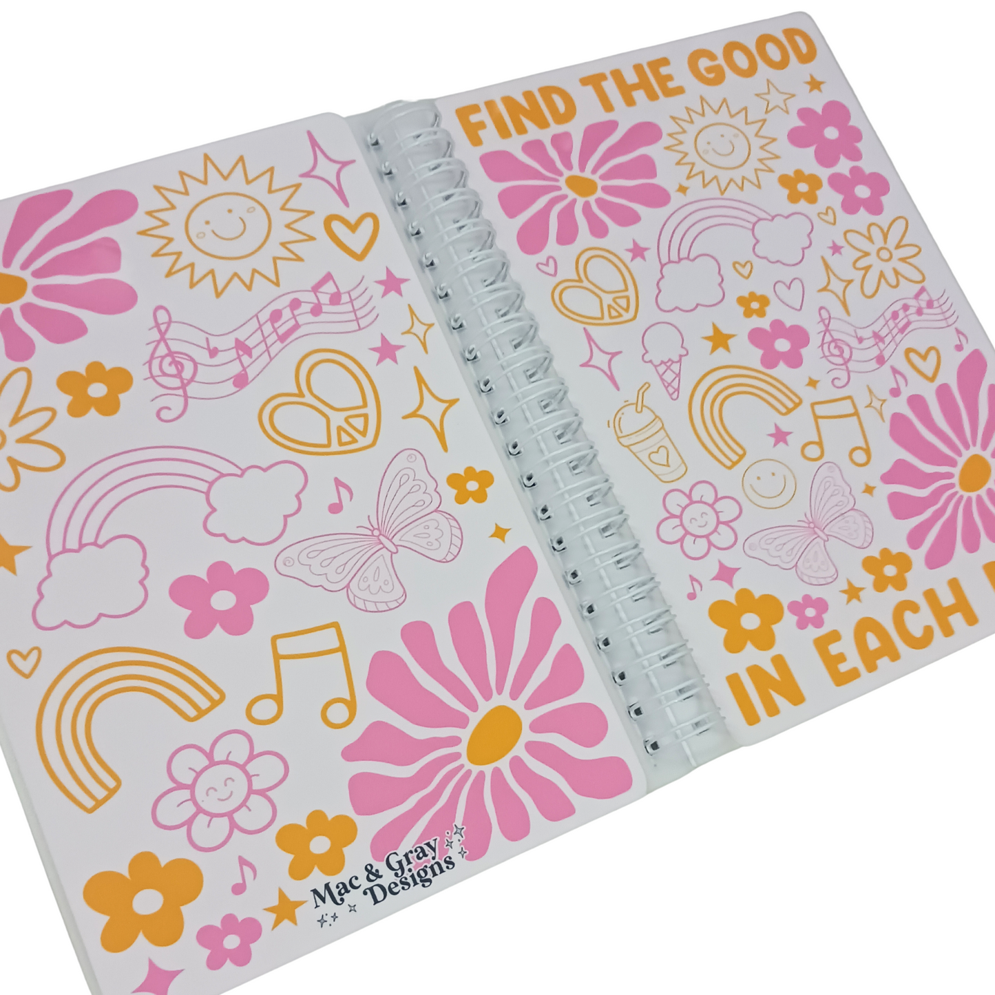 Find The Good In Each Day // Reusable Sticker Book