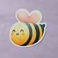 Bumblebee with Heart Wings - Waterproof Sticker