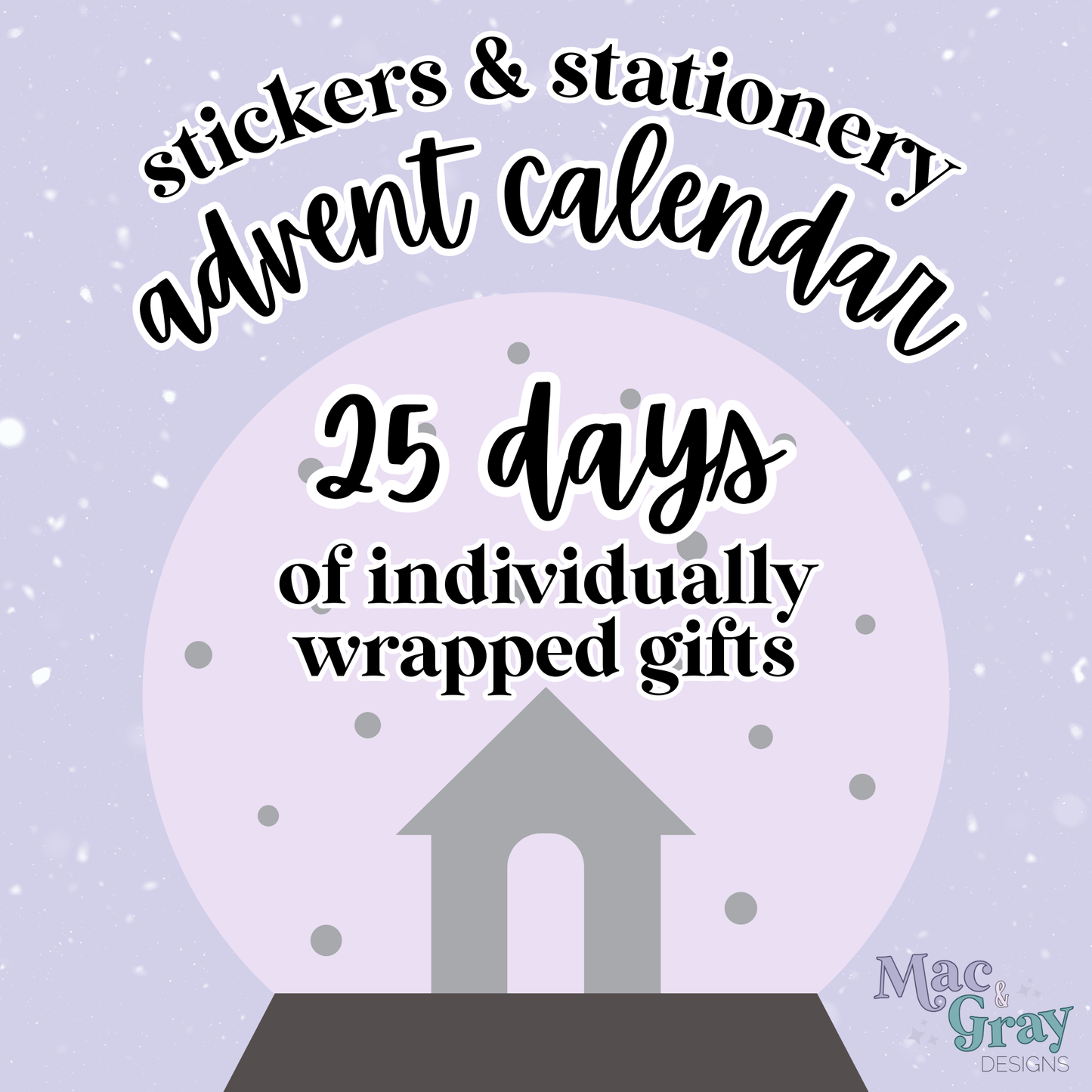 Planner Sticker Advent Calendar - 12 Days & 25 Days