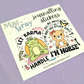 Sassy Girlhood Stickers // Journalling Sticker Pack