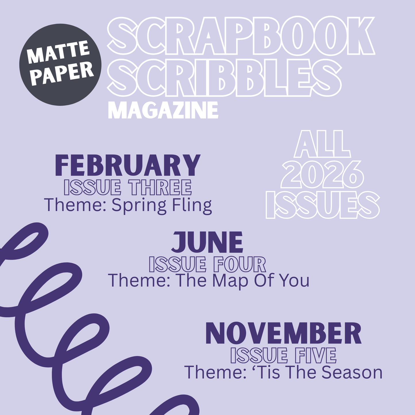 SCRAPBOOK SCRIBBLES MAGAZINE: Preorder all 2026 Issues