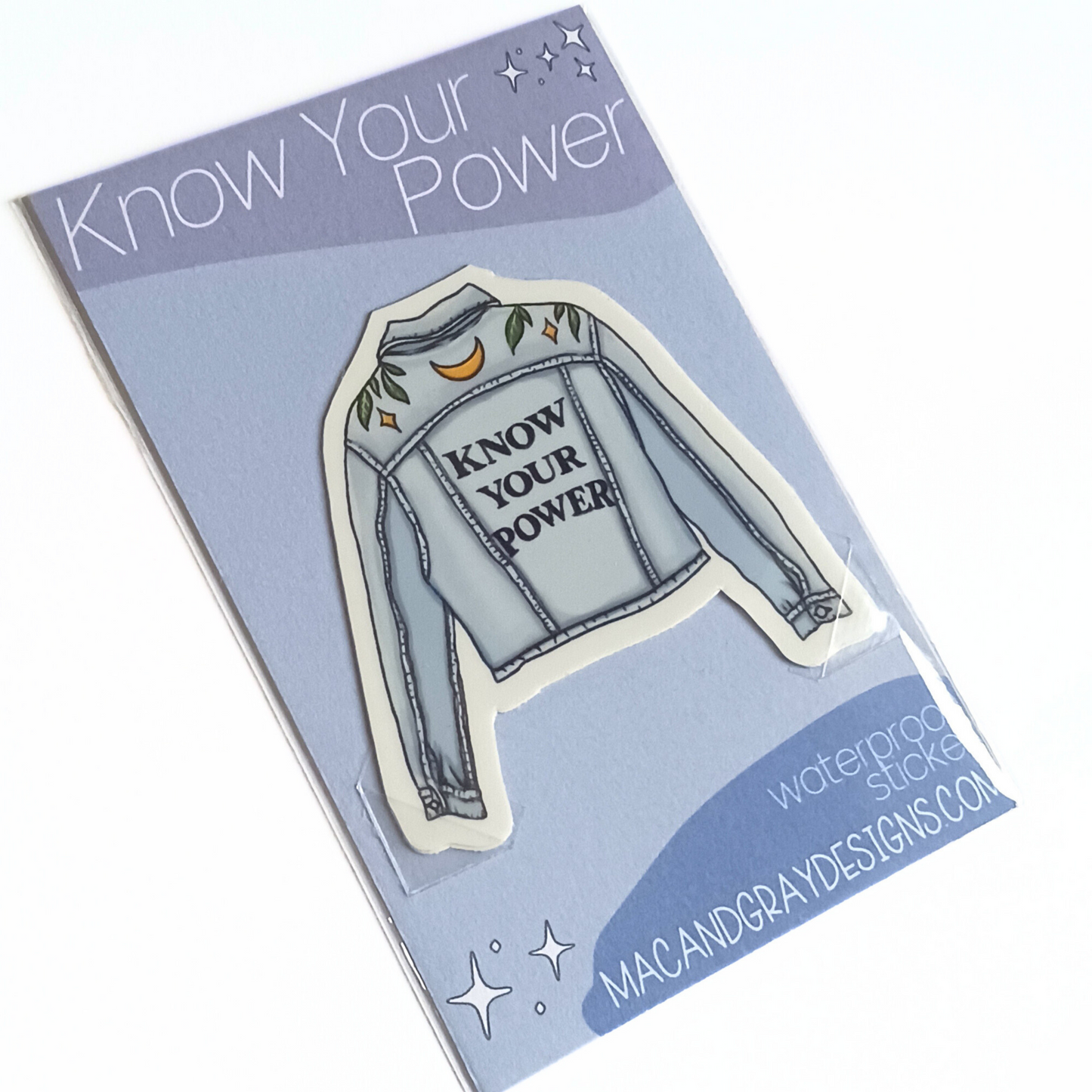 Know Your Power // Die Cut Sticker - DC001