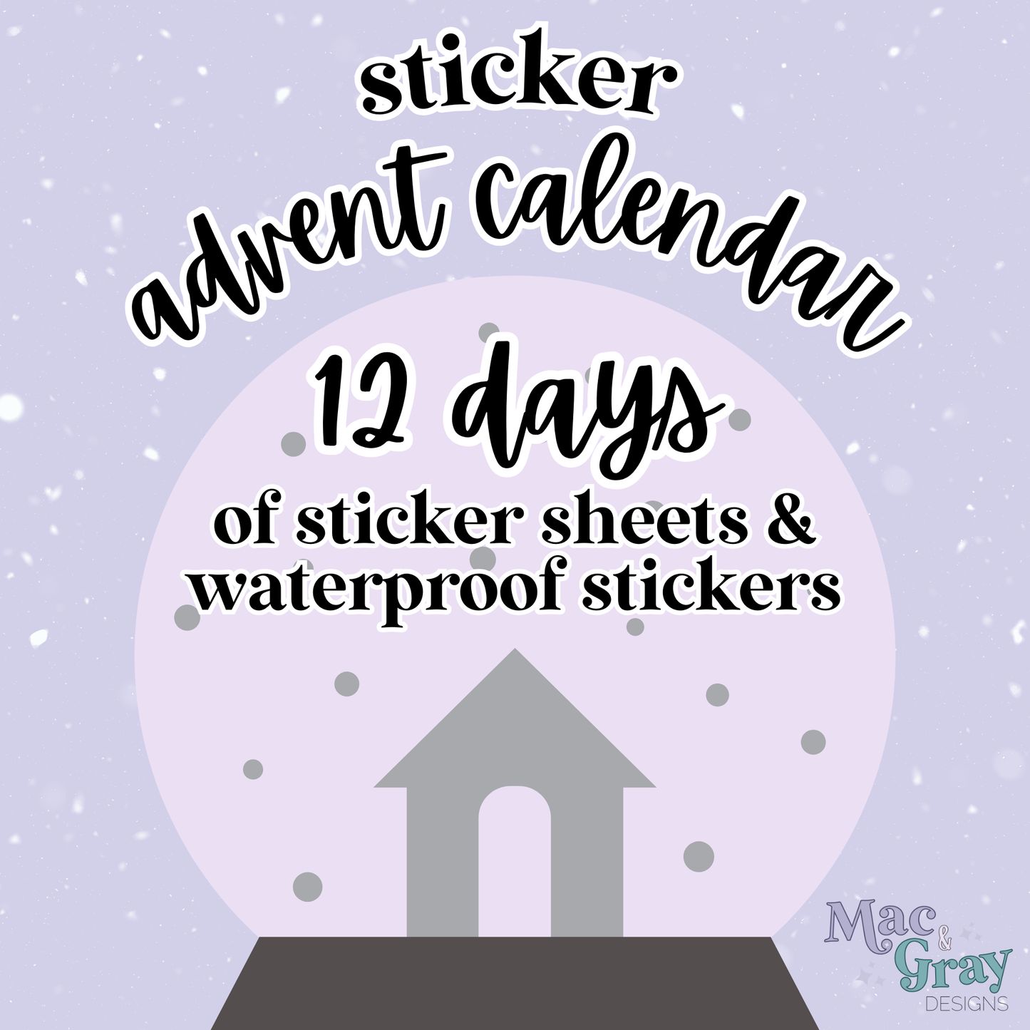 Planner Sticker Advent Calendar - 12 Days & 25 Days