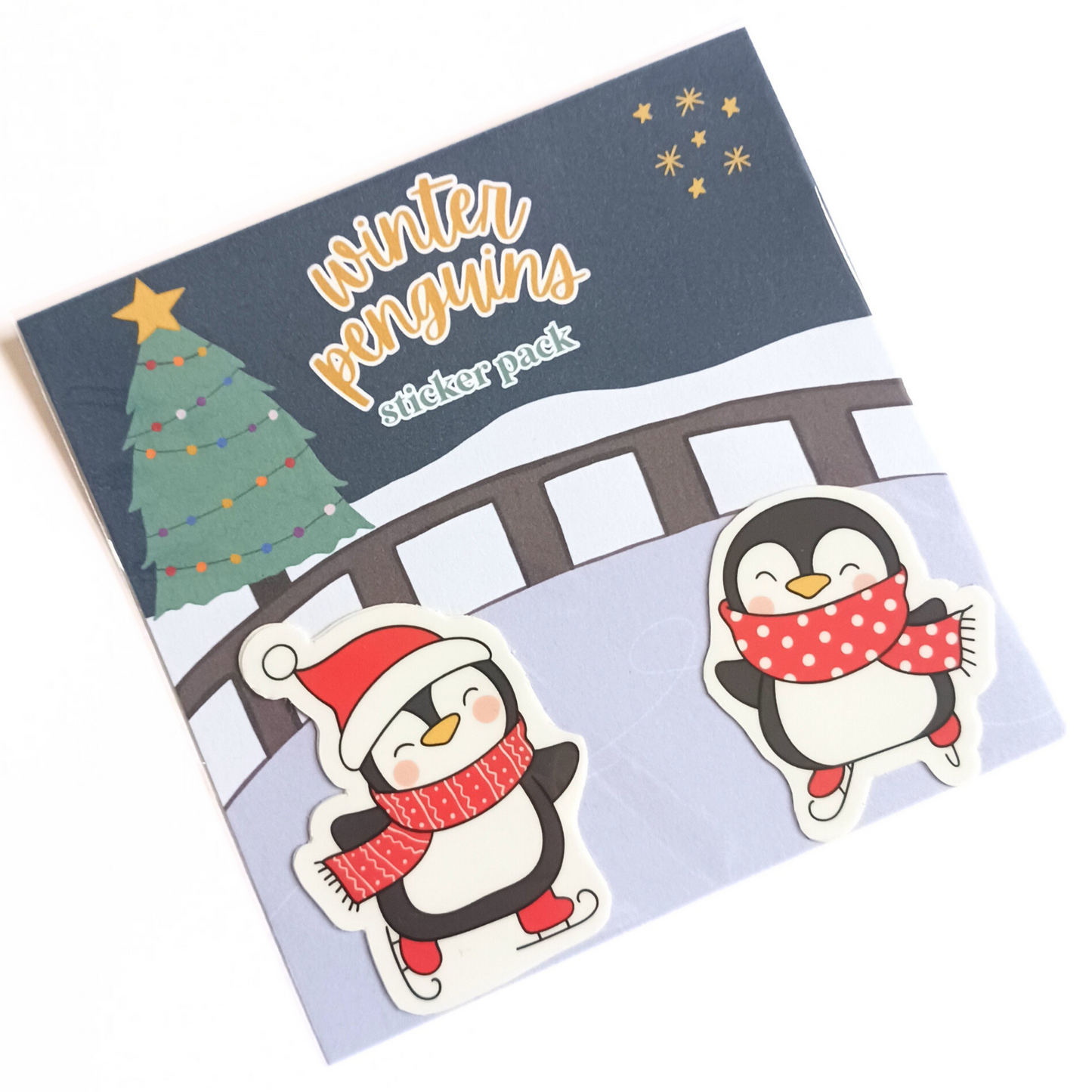 Winter Penguins - Waterproof Sticker Pack