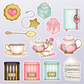 Tea Room // Journalling Sticker Pack