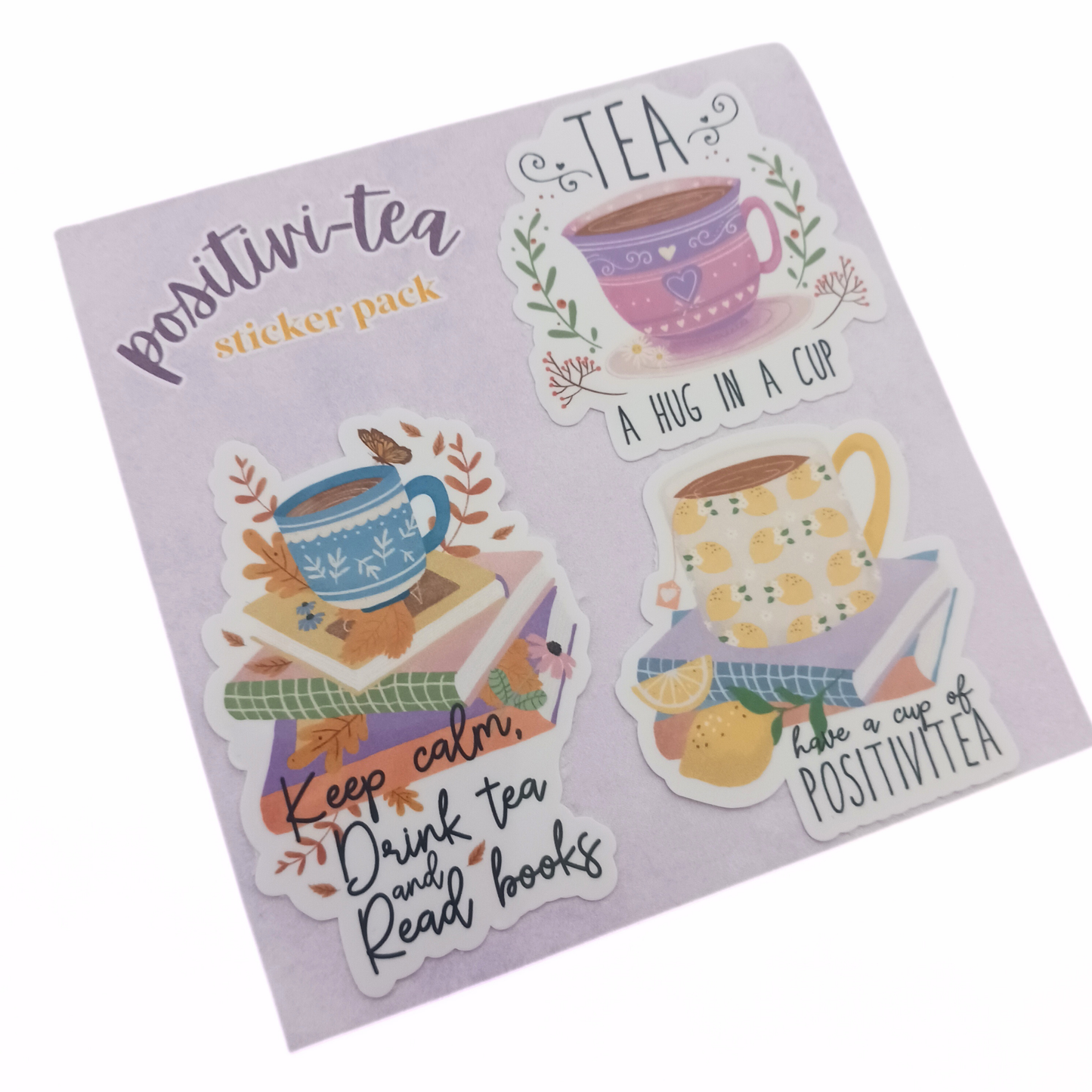 Positivi-tea - Waterproof Sticker Pack