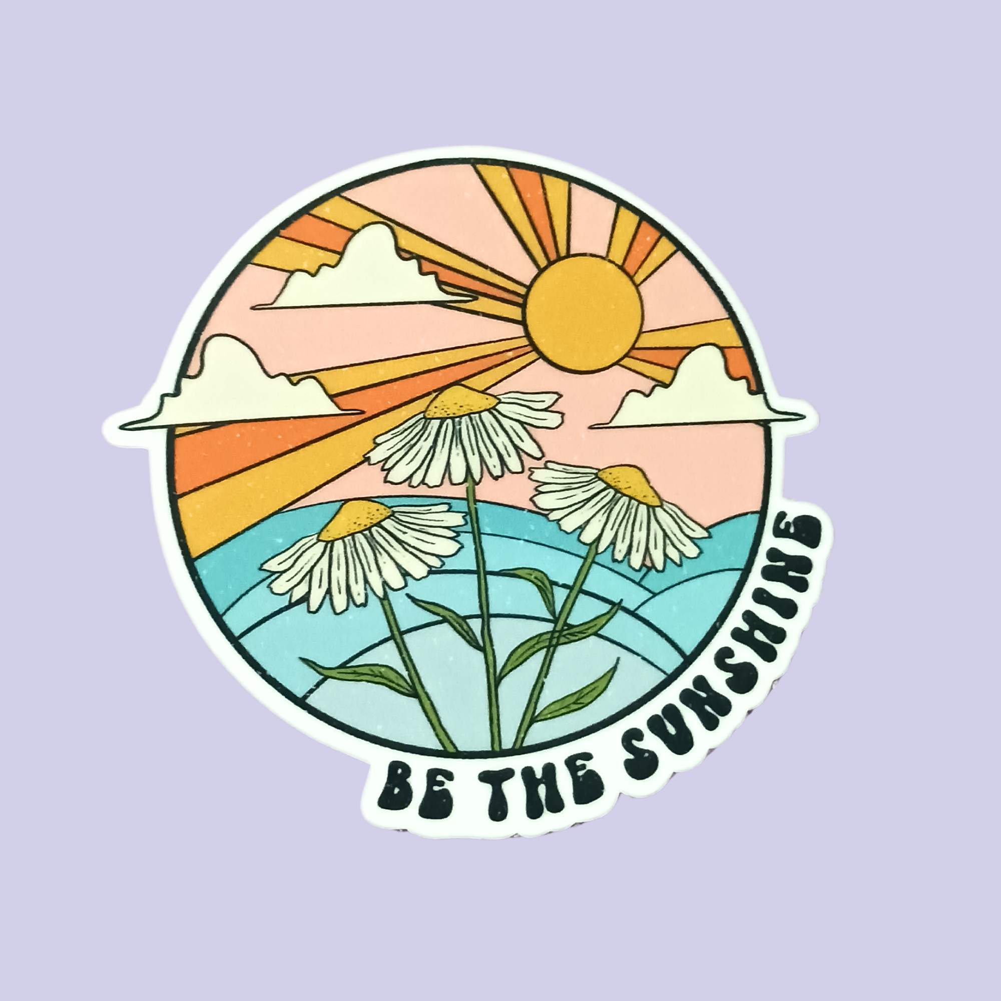 Sunshine Sticker Studio Be the Sunshine | Waterproof Sticker – macandgraydesigns