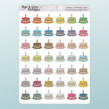 Birthday Cake | Deco Stickers