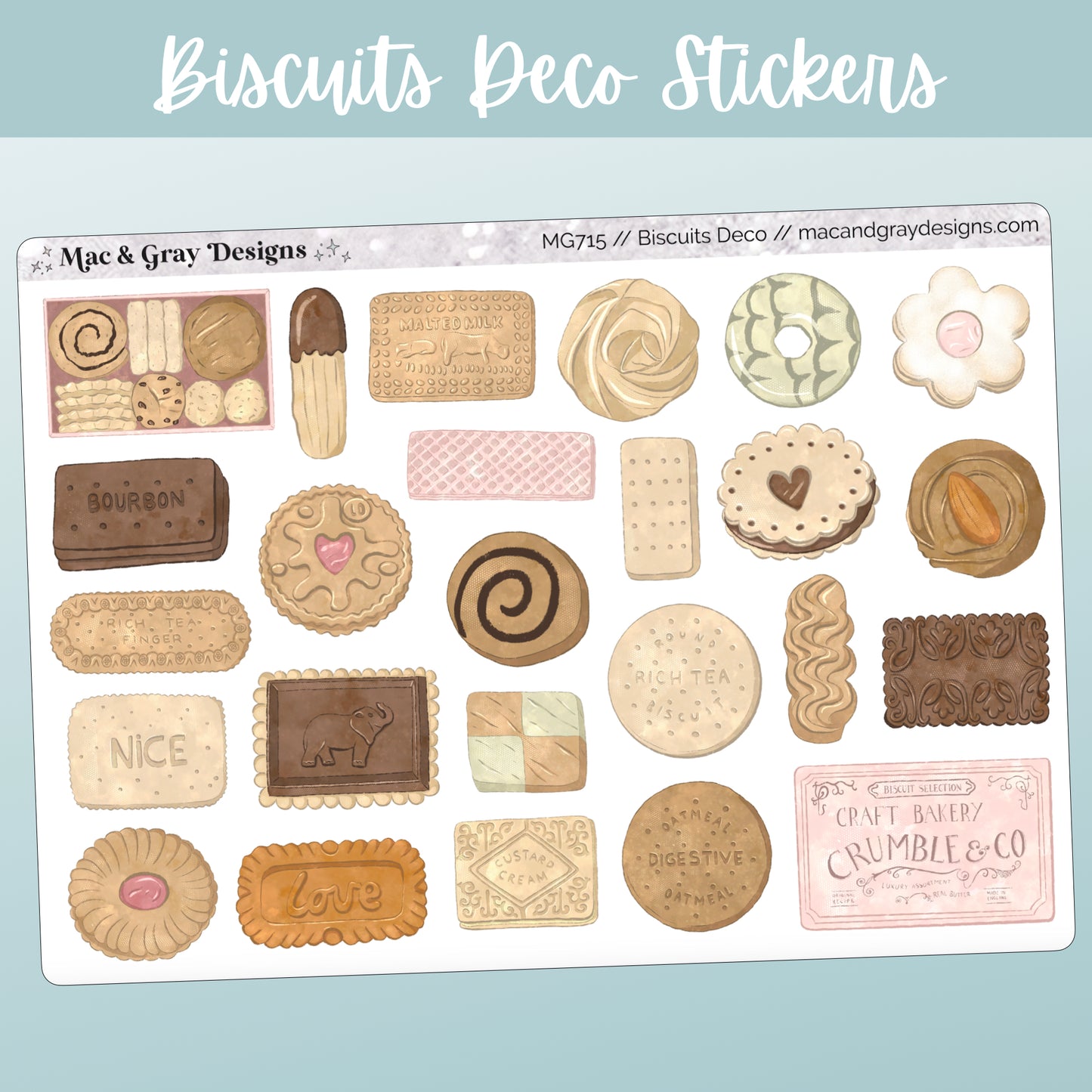 Biscuits | Deco Stickers